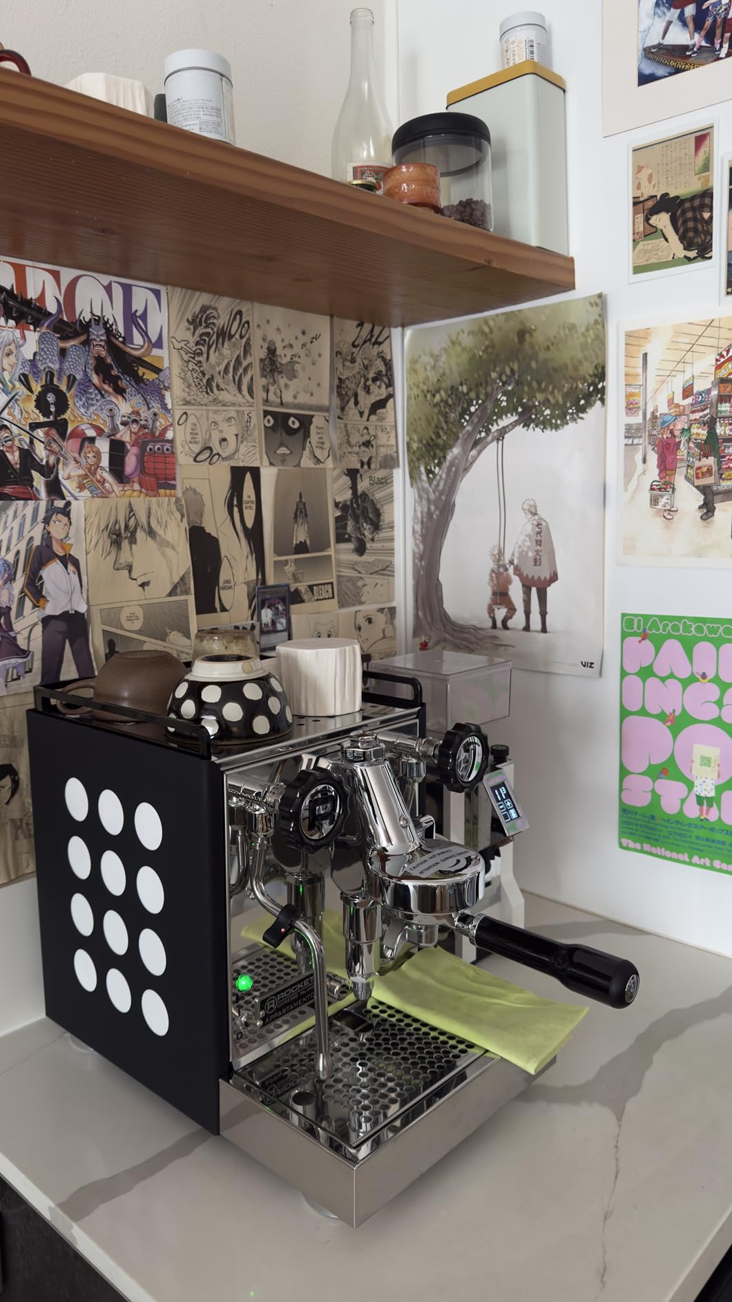 Rocket Espresso Appartamento Nera Espresso Machine | E61 | Heat Exchanger | (Black/Copper) customer photo 2