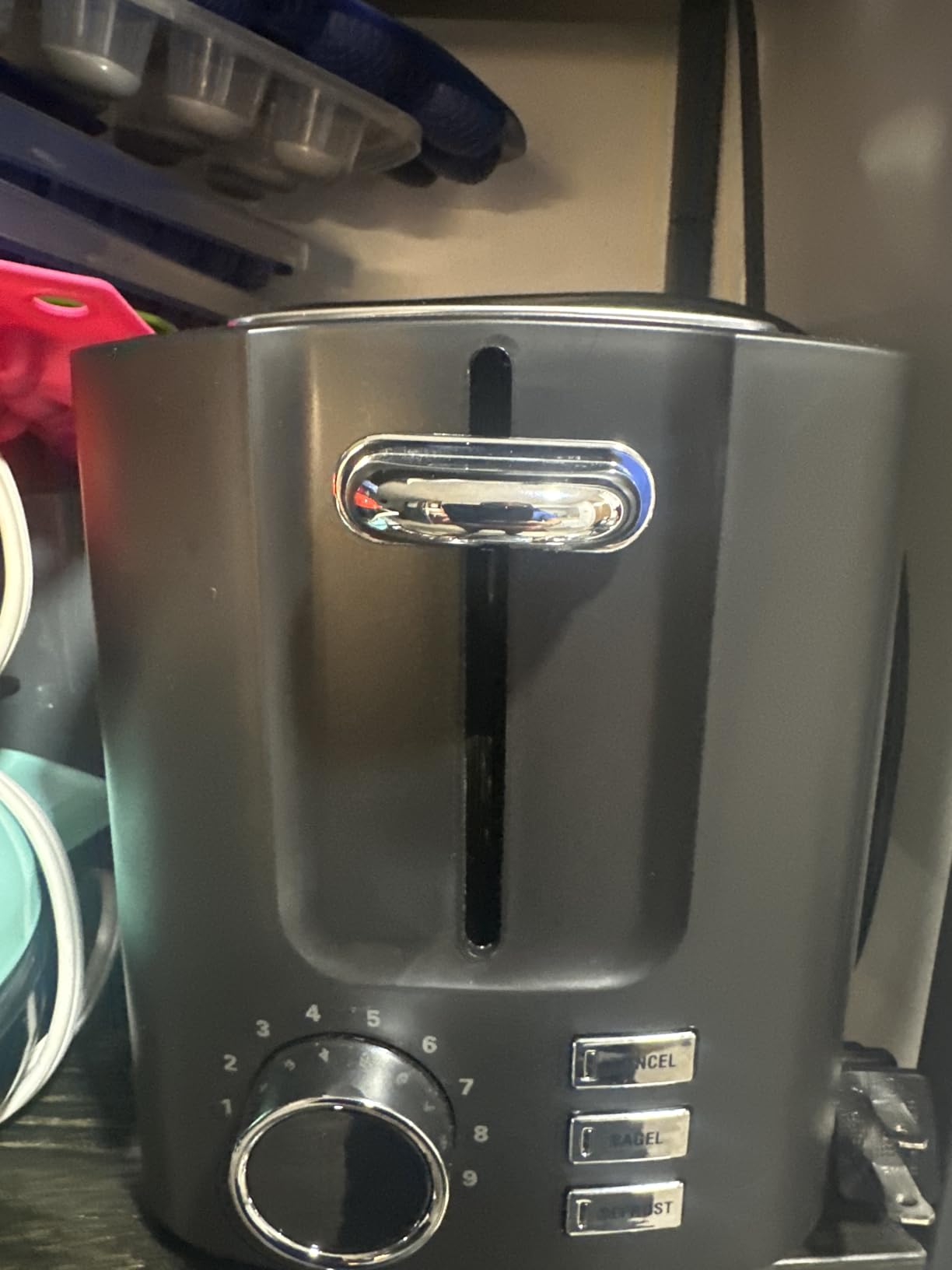 Toaster 2 Slice Wide Slot Toaster Best Rated Prime Displav Smart Toasters with LCD Digital Countdown Timer and Bagel/Defrost/Cancel/Reheat Function customer photo 1