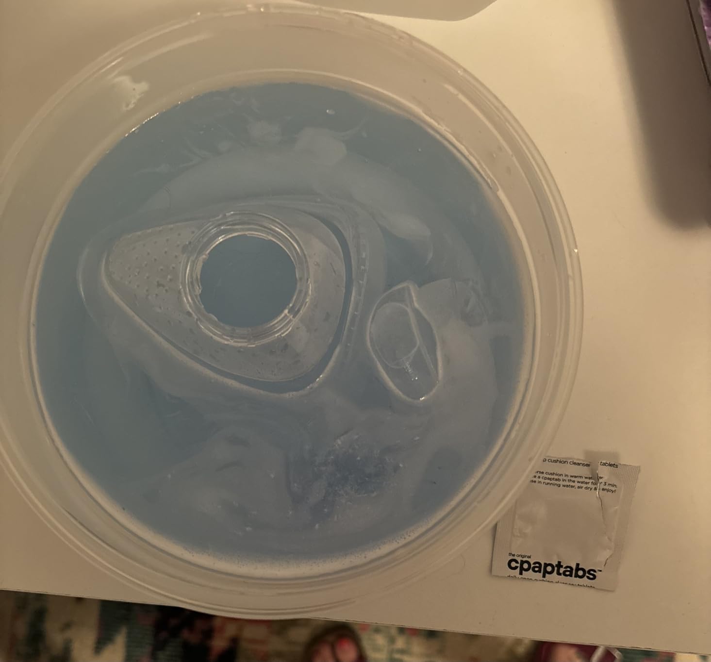 resplabs CPAP Equipment Maintenance Tablets 96 Pack Disposable Effervescent Tablets for CPAP Masks Tubing and Accessories 3 Month Supply customer photo 1