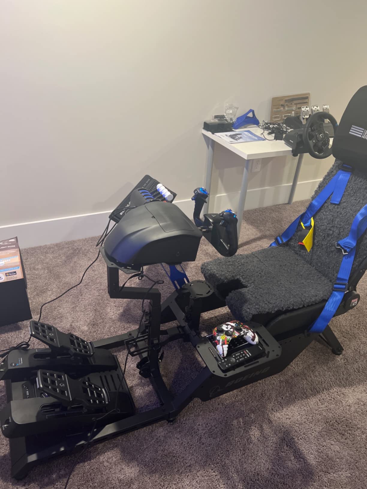 Turtle Beach VelocityOne Universal Rudder Pedals for Windows 10 & 11 PCs, Xbox Series X, Xbox Series S, and Xbox One Featuring Smooth Rudder Axis, Adjustable Brakes and Pedal Width - Black customer photo 2