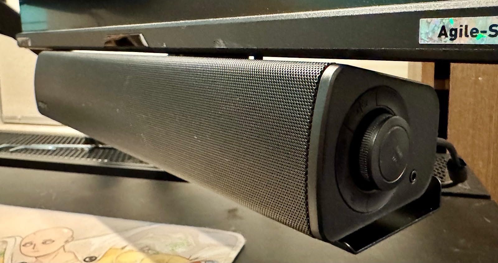 VIVO 16 inch Above/Behind VESA Monitor Livestream Device Shelf Mount, Holds Cameras, Webcams, Microphones, Lighting, and More, Fits VESA 100mm, Black, MOUNT-LS16A customer photo 2