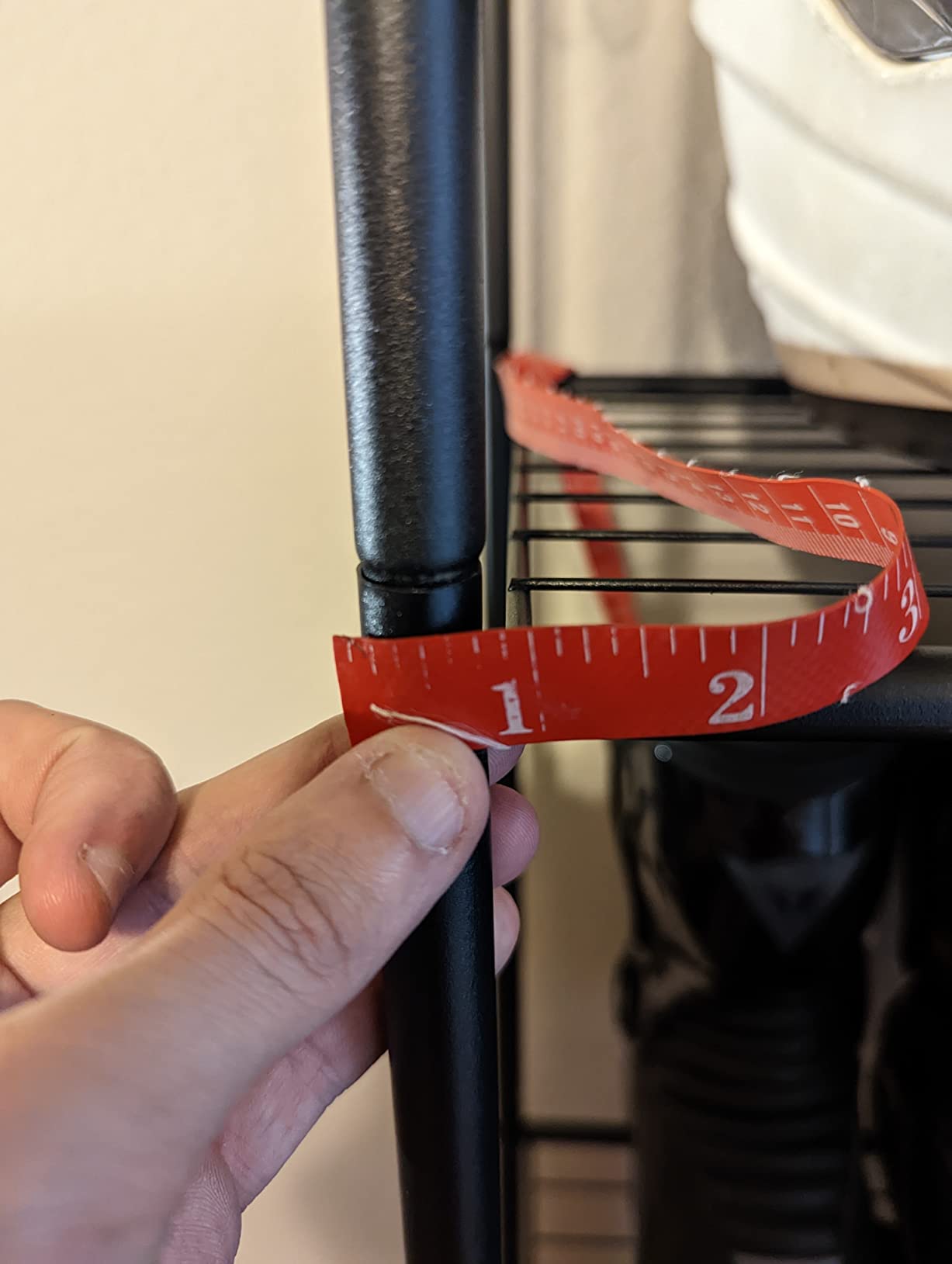 Neprock Wardrobe Closet, Portable Clothing Rack for Hanging Clothes, Free Standing Closet Organizers and Storage System with 4 Tiers Shelves for Cloakroom Bedroom, Black customer photo 2