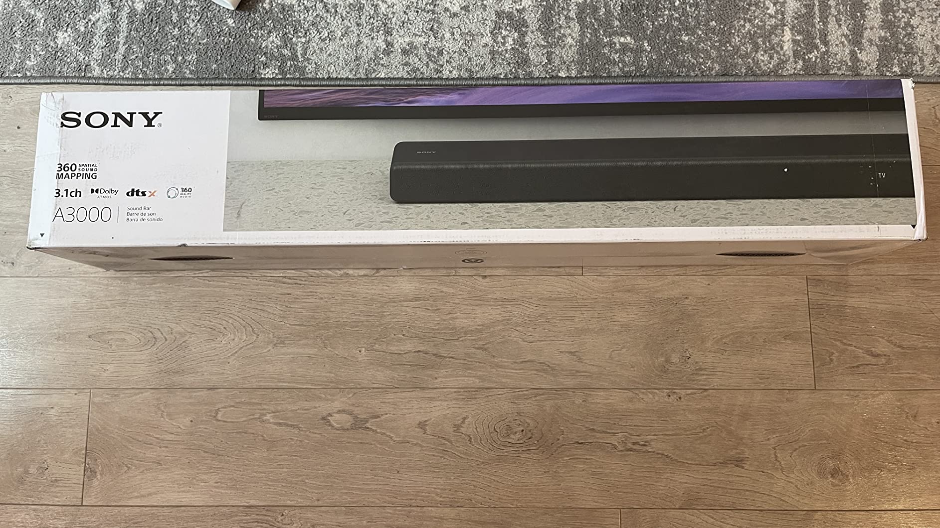 Sony HT-A3000 3.1ch Dolby Atmos TV Sound Bar with DTS:X, 360 Spatial Sound Mapping, Dual Subwoofers customer photo 2