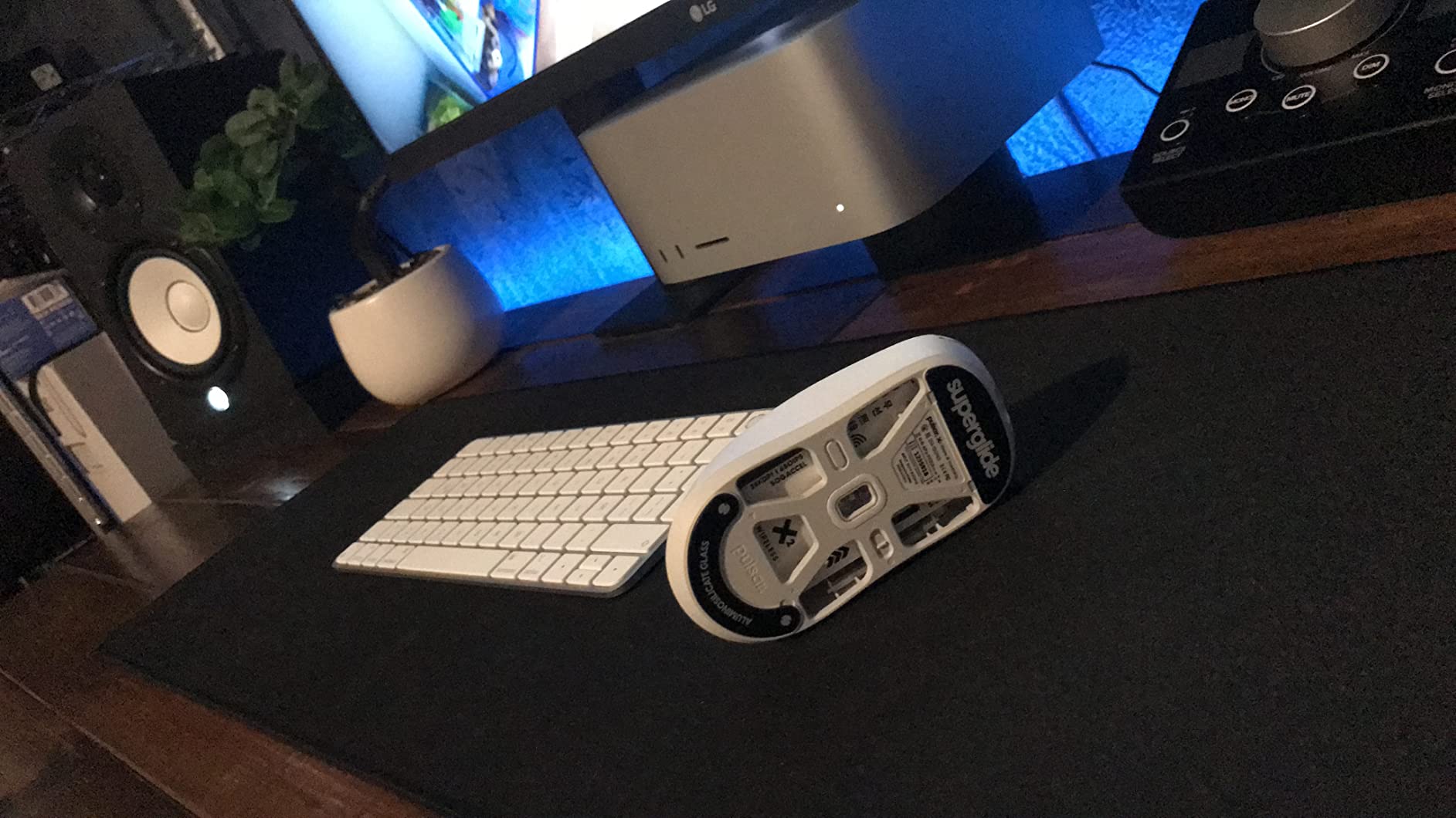 Superglide - Fastest and Smoothest Mouse Feet/Skates Made with Ultra Strong Flawless Glass Super Fast Smooth and Durable Sole for Pulsar X2 & X2 v2 & X2H & X2A Wireless Gaming Mouse (White) customer photo 2