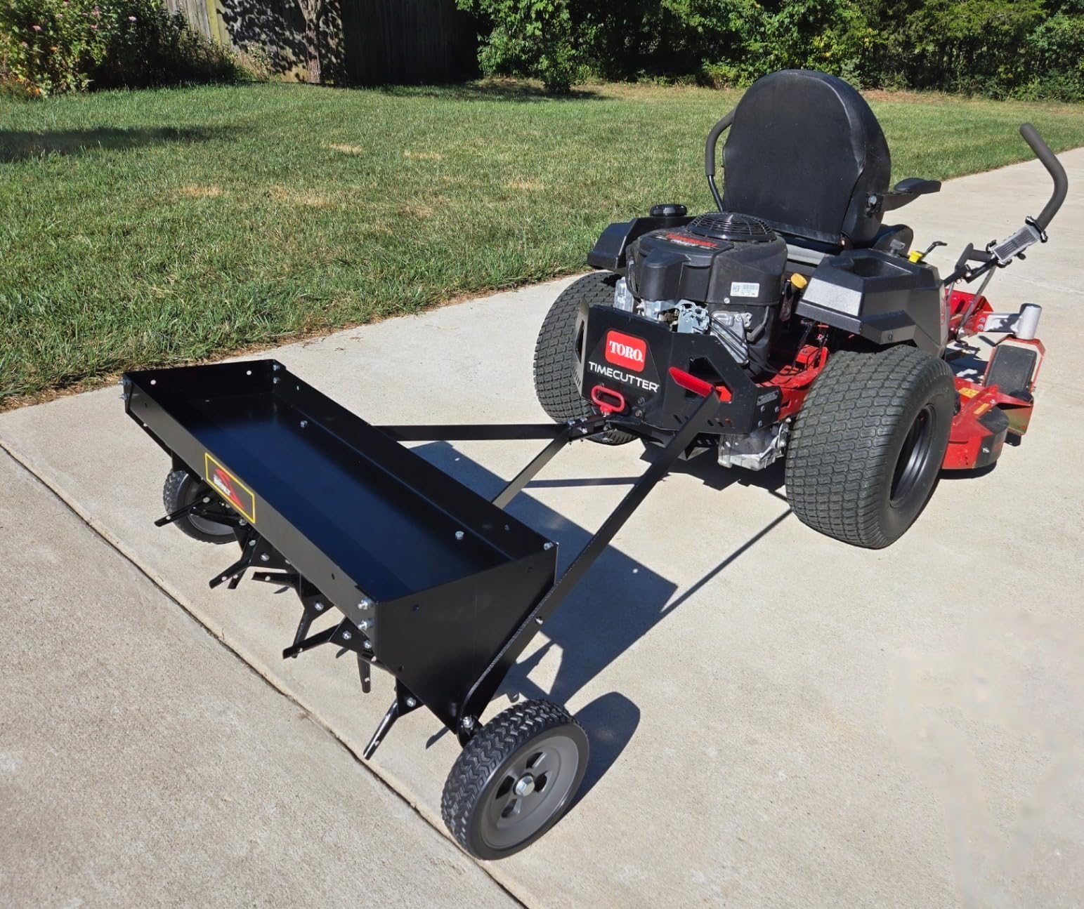 Brinly PA-403BH-A2 Tow Behind Plug Aerator with Universal Hitch, 40