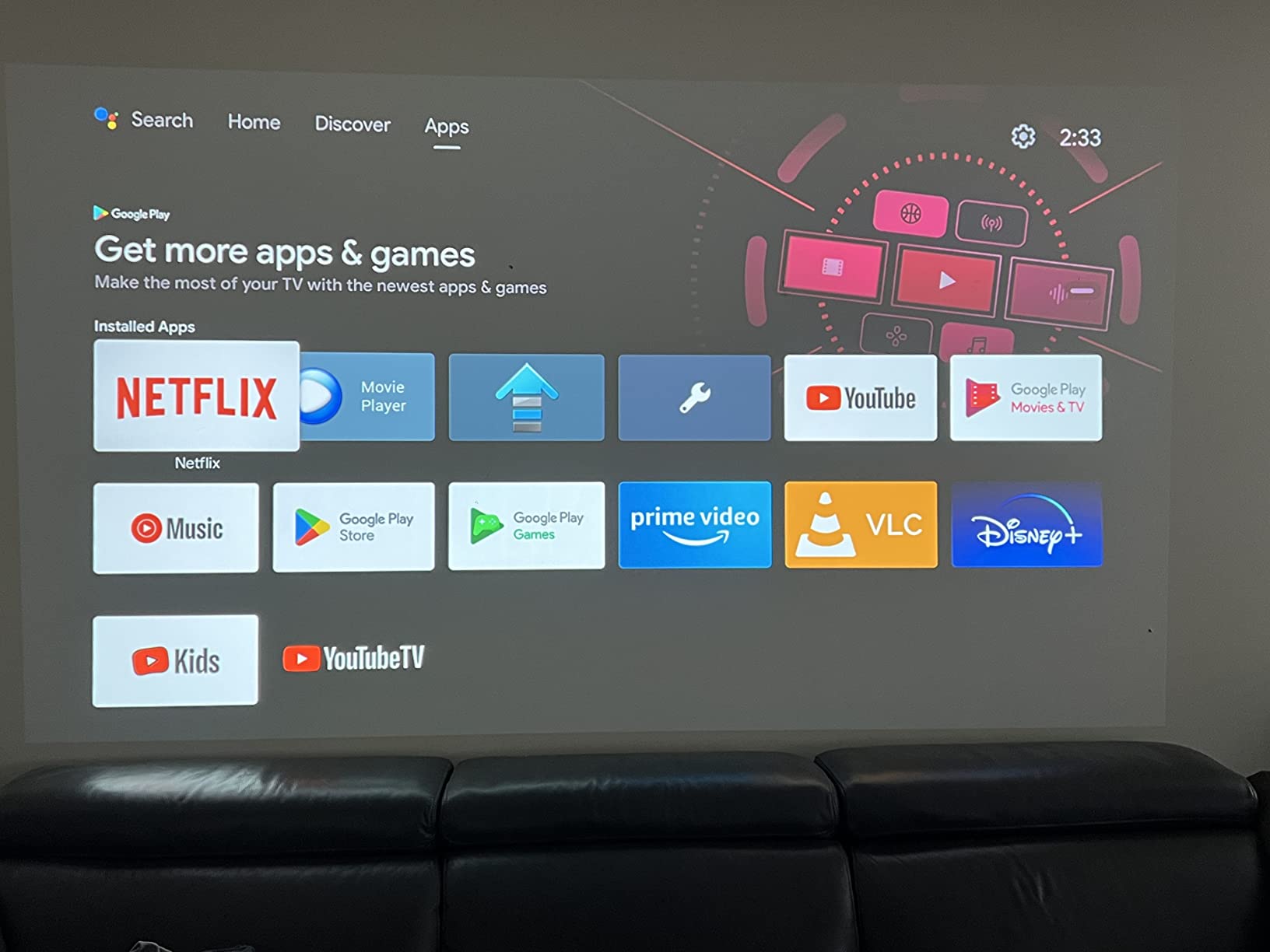 Epson EpiqVision Flex CO-FH02 Full HD 1080p Smart Streaming Portable Projector 3-Chip 3LCD, 3000 Lumen Color/White Brightness, Android TV, Bluetooth, 5W Speaker, Home Entertainment customer photo 1