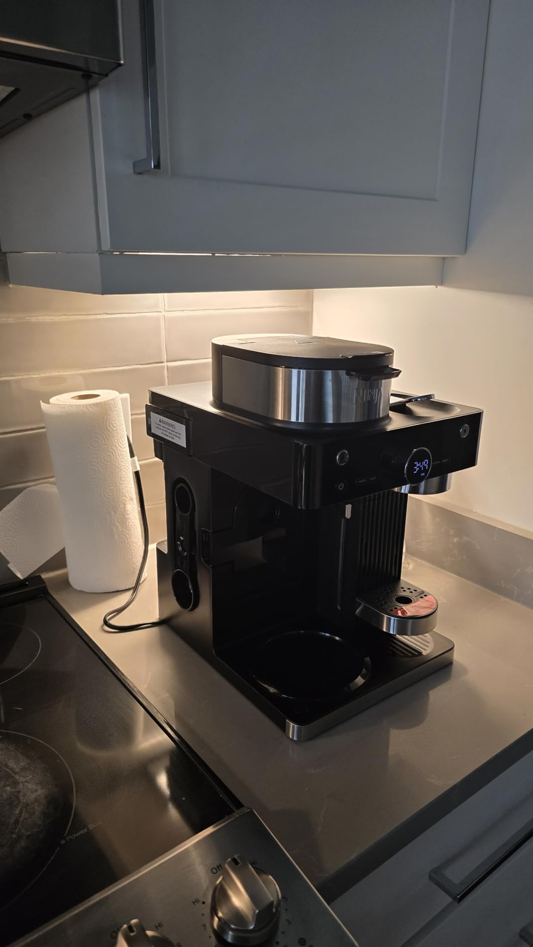 Espresso & Coffee Maker & Barista System, 3 Espresso Brew Styles, Single-Serve Coffee & Nespresso Capsule Compatible, Built-in Frother, Espresso, Cappuccino & Latte Maker, Black, CFN601 customer photo 1