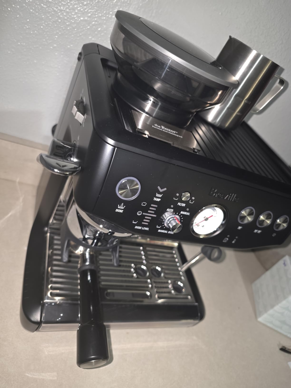 Barista Express Impress Espresso Machine BES876BSS, Brushed Stainless Steel customer photo 1