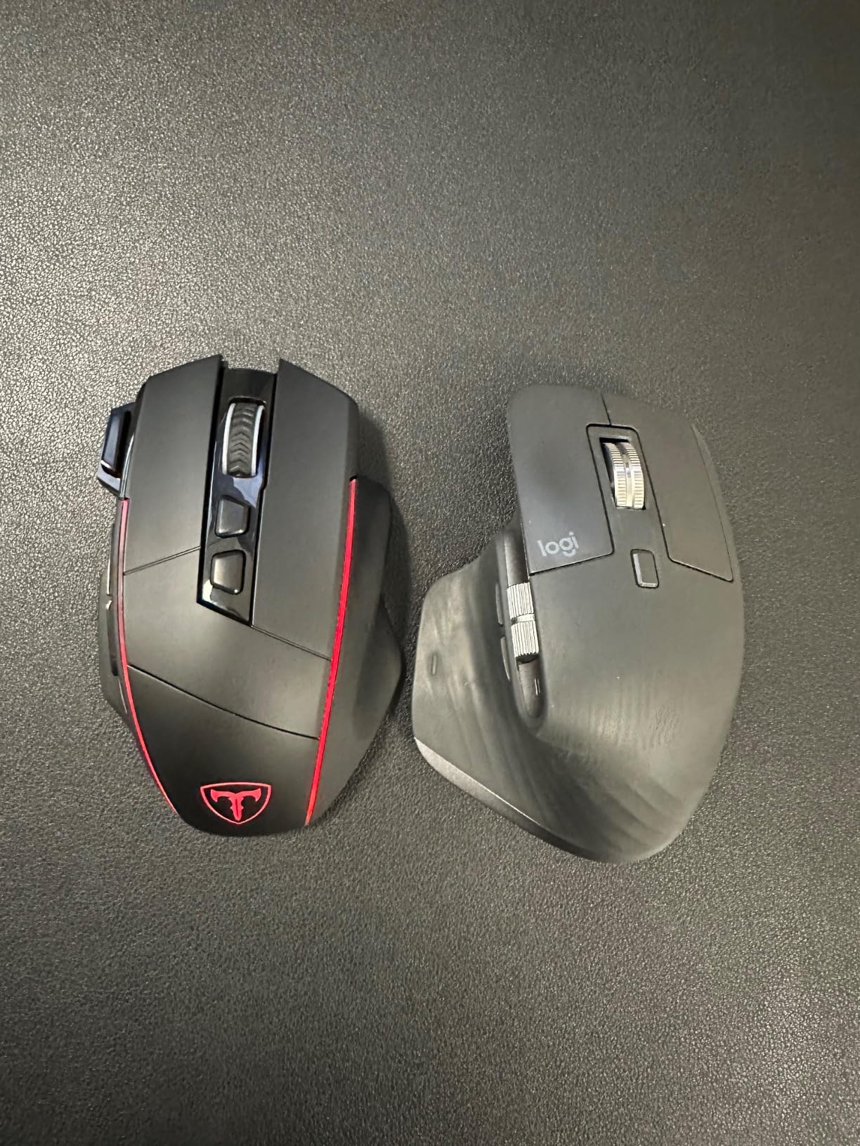 RisoPhy Wireless Gaming Mouse,Tri-Mode 2.4G/USB-C/Bluetoothy, Up to 10000DPI,Chroma RGB Backlit,Ergonomic with 8 Programmable Buttons,Rechargeable Computer Mouse for Laptop,PC,Mac customer photo 1