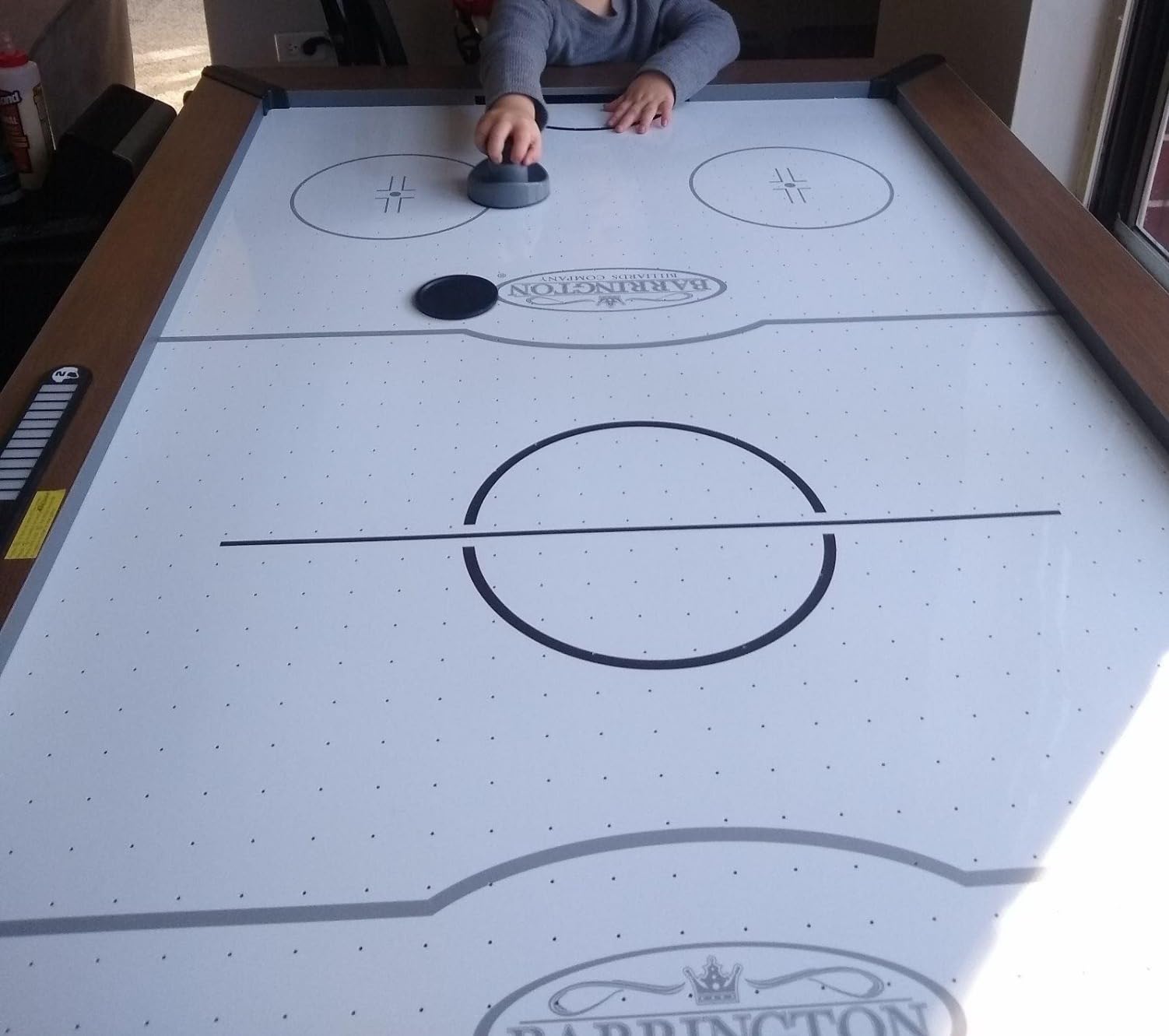 Barrington Billiards Air Hockey Table with Accessories, Perfect for Family Game Rooms | with Accessories customer photo 1