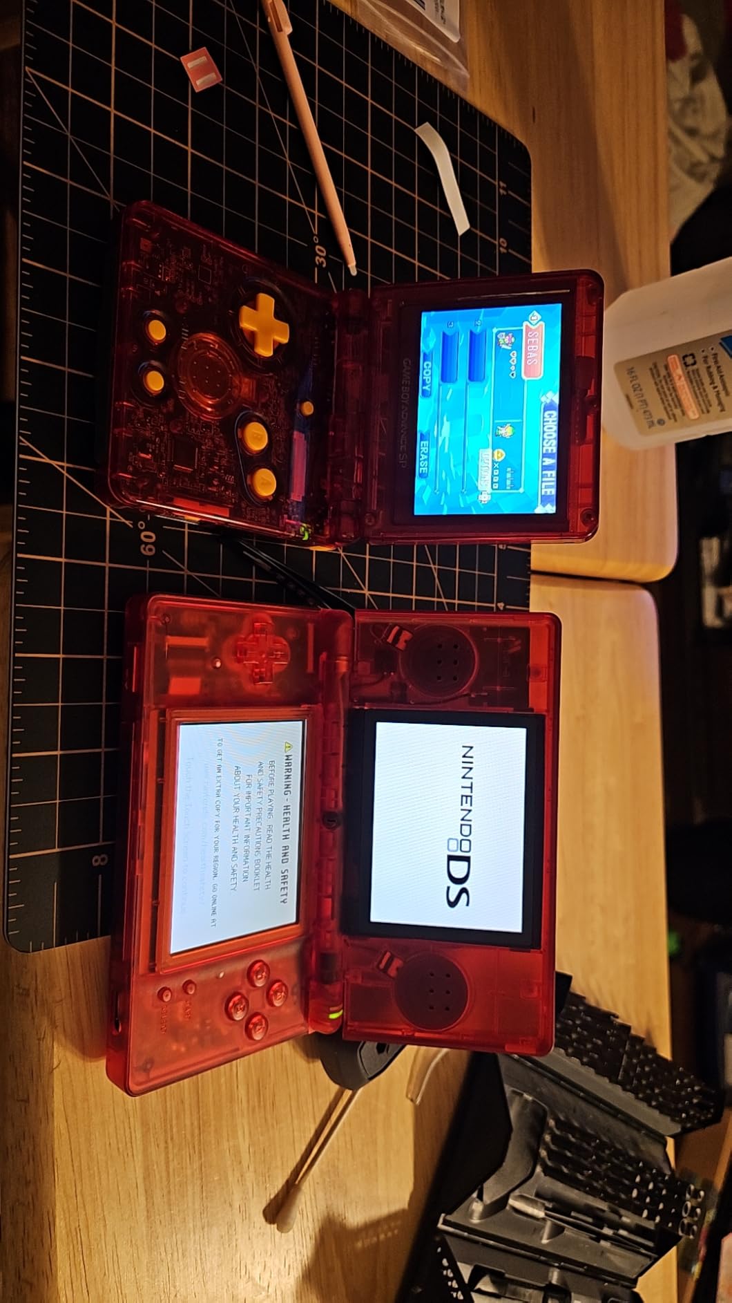 eXtremeRate Replacement Full Housing Shell for Nintendo DS Lite, Custom Handheld Console Case Cover with Buttons, Screen Lens for Nintendo DS Lite NDSL - Console NOT Included customer photo 1