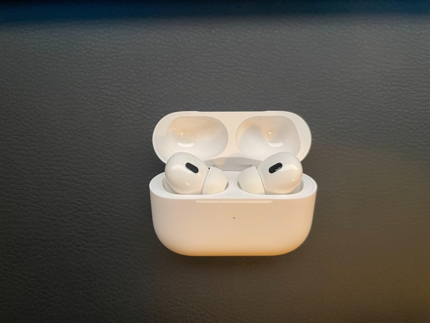 AirPods Pro (2nd Gen) Wireless Earbuds, Up to 2X More Active Noise Cancelling, Adaptive Transparency, Personalized Spatial Audio MagSafe Charging Case (Lightning) Bluetooth Headphones for iPhone customer photo 1