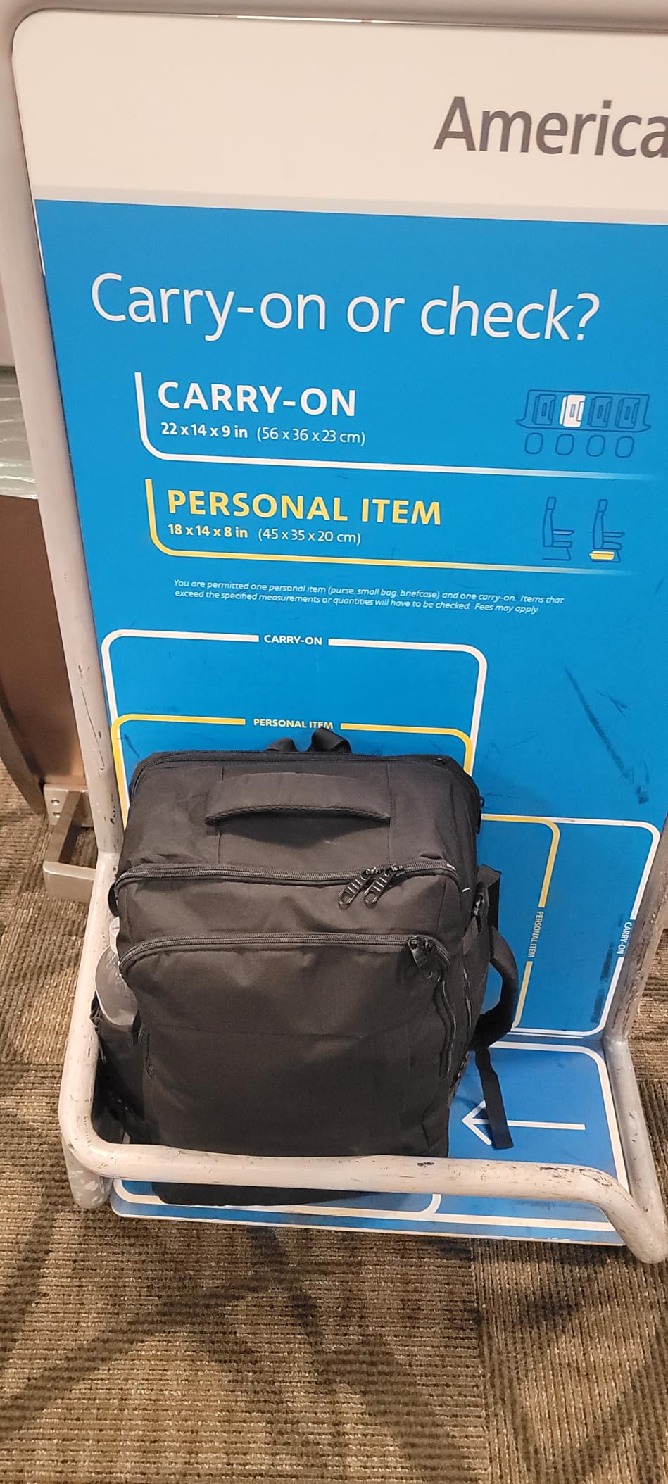 Carry On Backpack, 50L Travel Backpack, Luggage Backpack TSA Flight Approved Laptop Backpack for Men & Women, Large Expandable 40L Daypack Lightweight Business Weekender Bag, Black customer photo 1