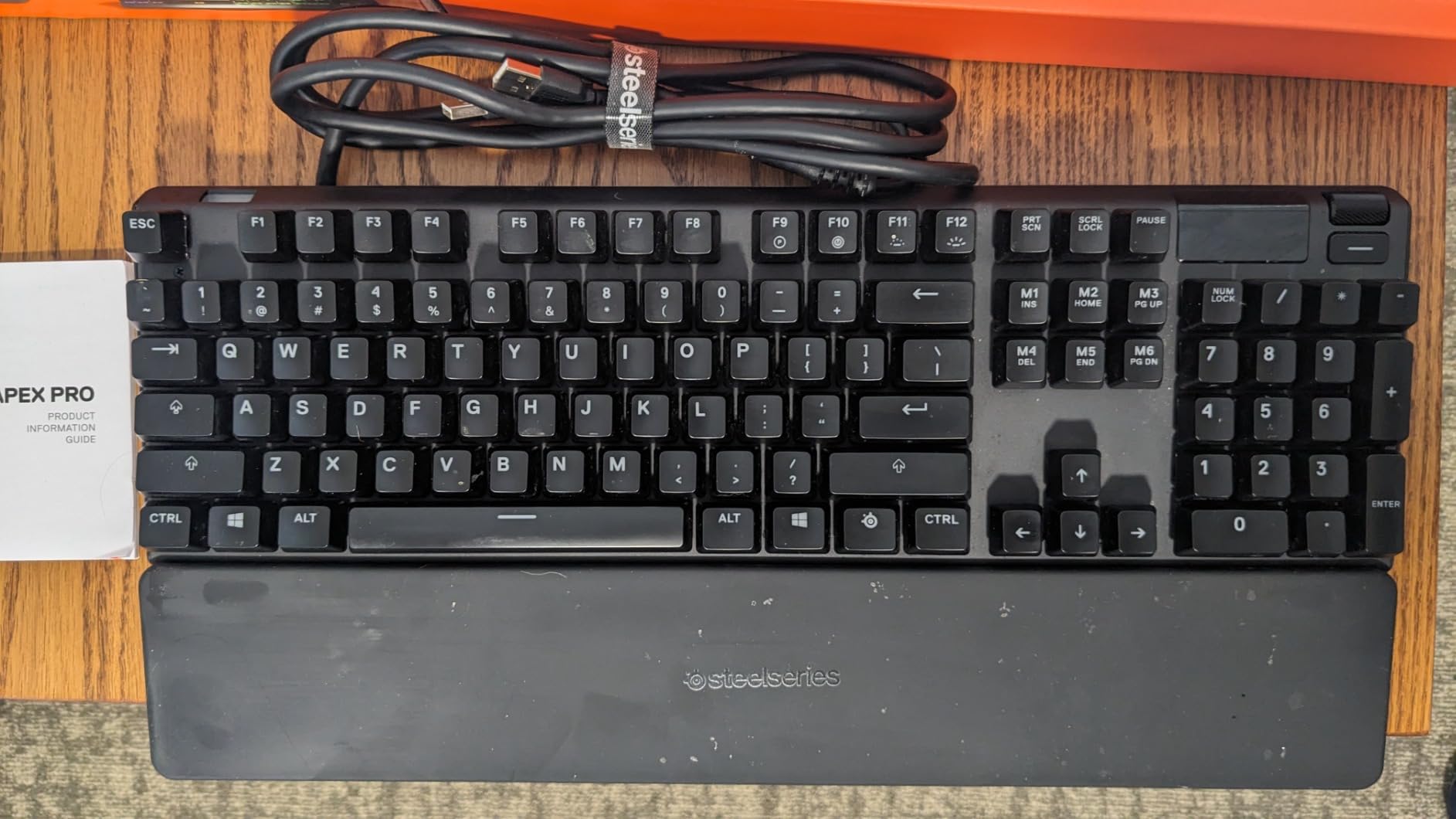 SteelSeries Apex Pro TKL Wireless HyperMagnetic Gaming Keyboard - Esports Tenkeyless - OLED Screen - Adjustable Actuation - PBT Keycaps - Bluetooth - 2.4GHz - USB-C customer photo 2