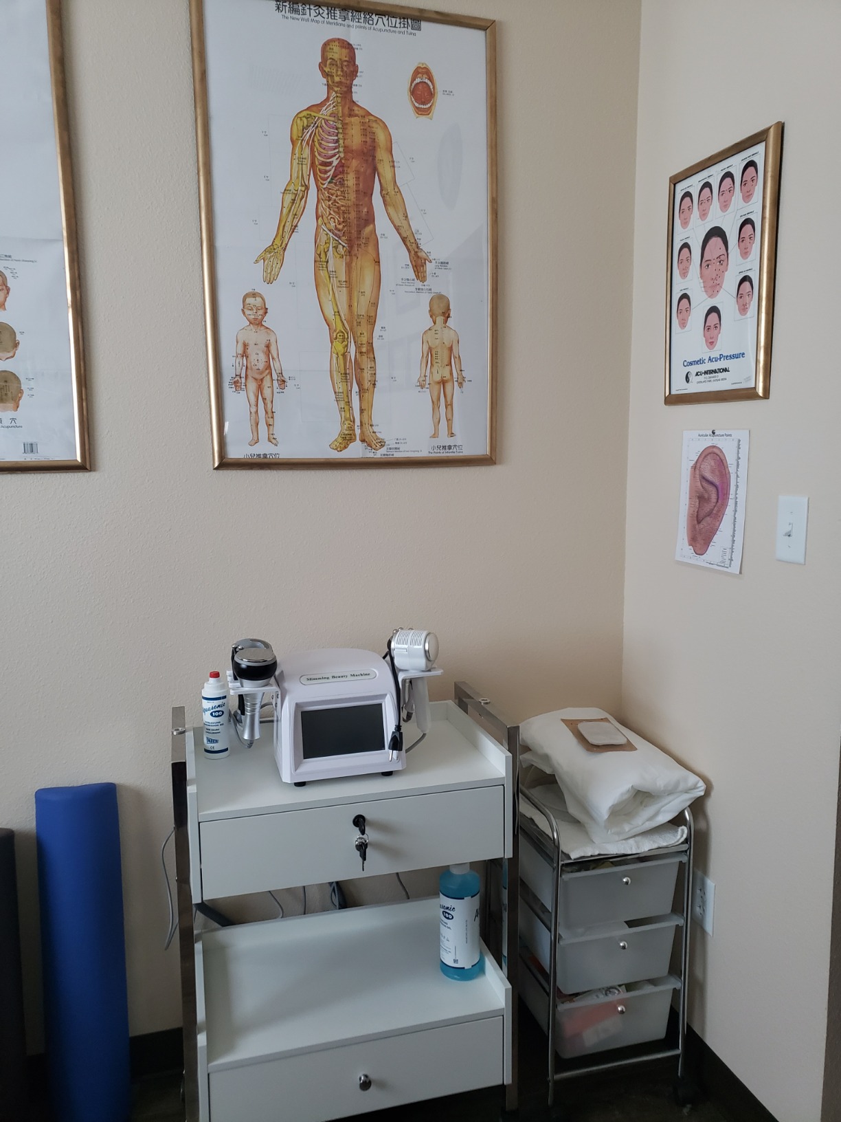 Supreme Medical Dental Mobile Utility Cabinet with Steel Frame and Two Drawer With One lockable Drawer cart customer photo 2