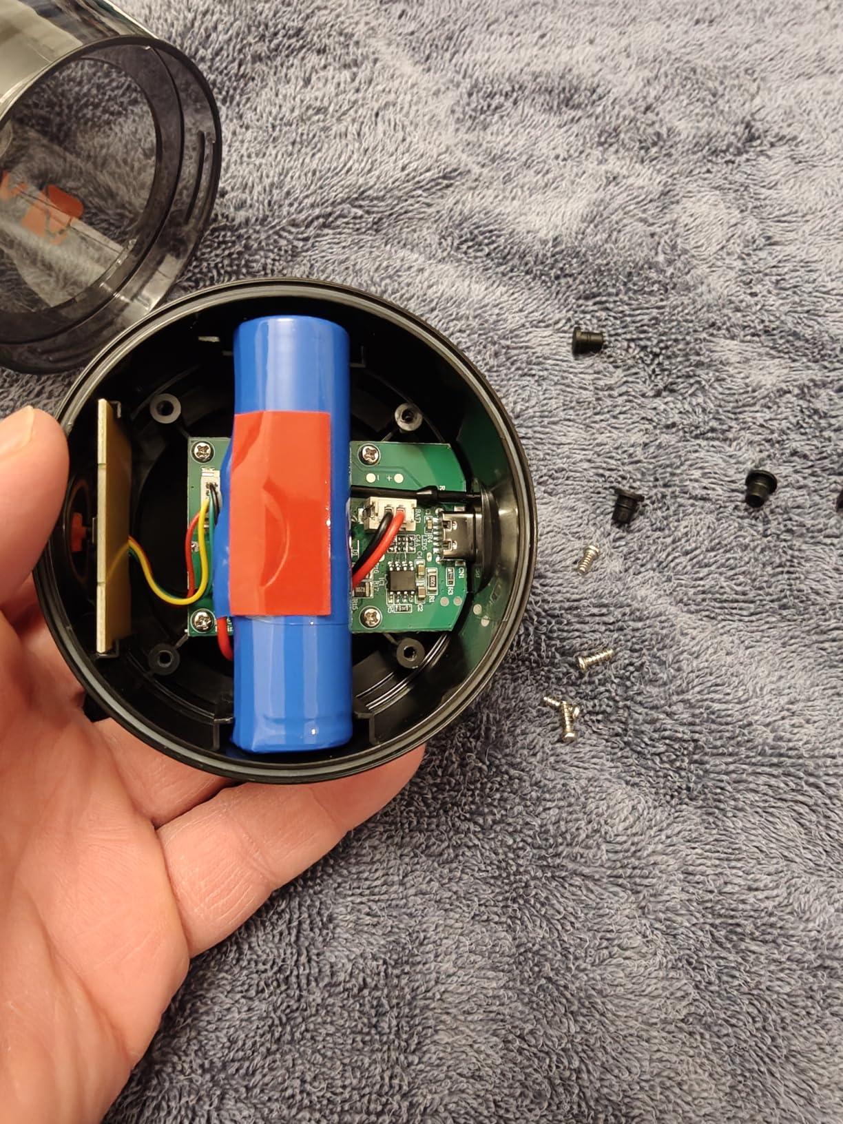 VOLTRX Electric Protein Shaker Bottle - USB Rechargeable Mixer Cup for Shakes and Meal Replacements, BPA-Free Tritan, 24oz customer photo 2