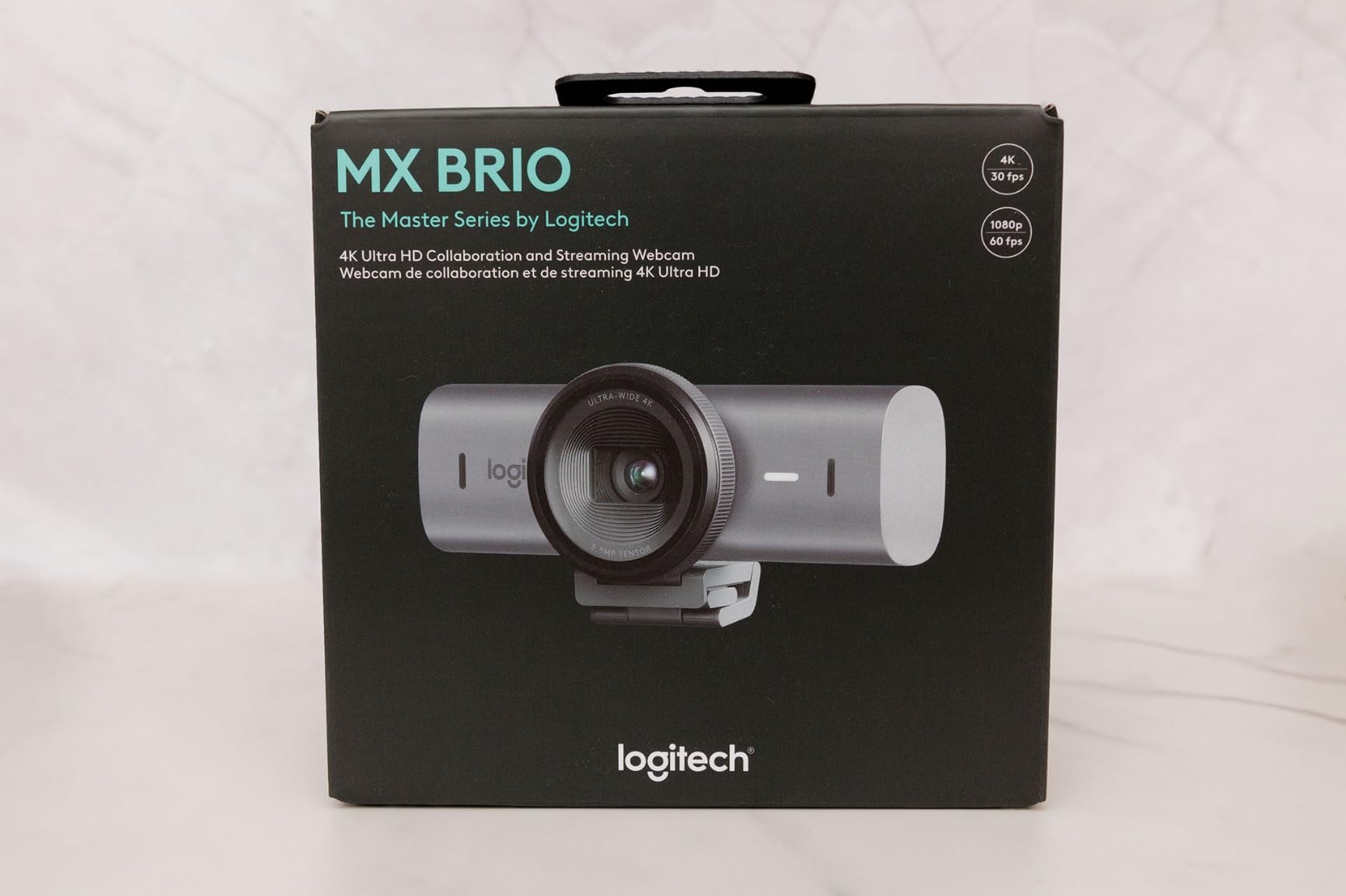 Logitech MX Brio Ultra HD 4K Collaboration, Streaming Webcam, 1080p at 60 FPS, Show Mode, Works with Microsoft Teams, Zoom, Google Meet, Nintendo Switch 2 New GameChat - Graphite customer photo 2