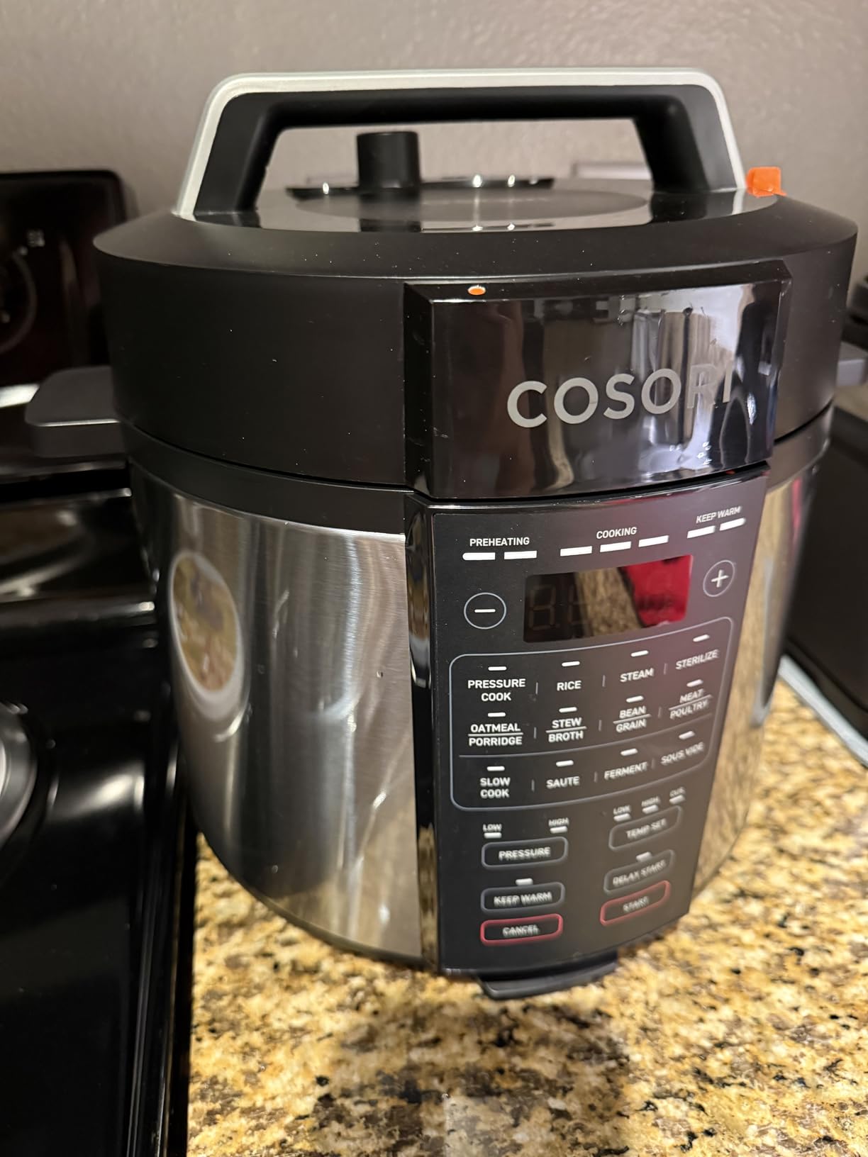 COSORI Pressure Cooker 6QT, Stainless Steel, 9-in-1 Multi Cooker, 12 Safety Features, Ceramic Inner Pot, Rice, Slow Cook, Sous Vide, Saute, 1100W customer photo 1