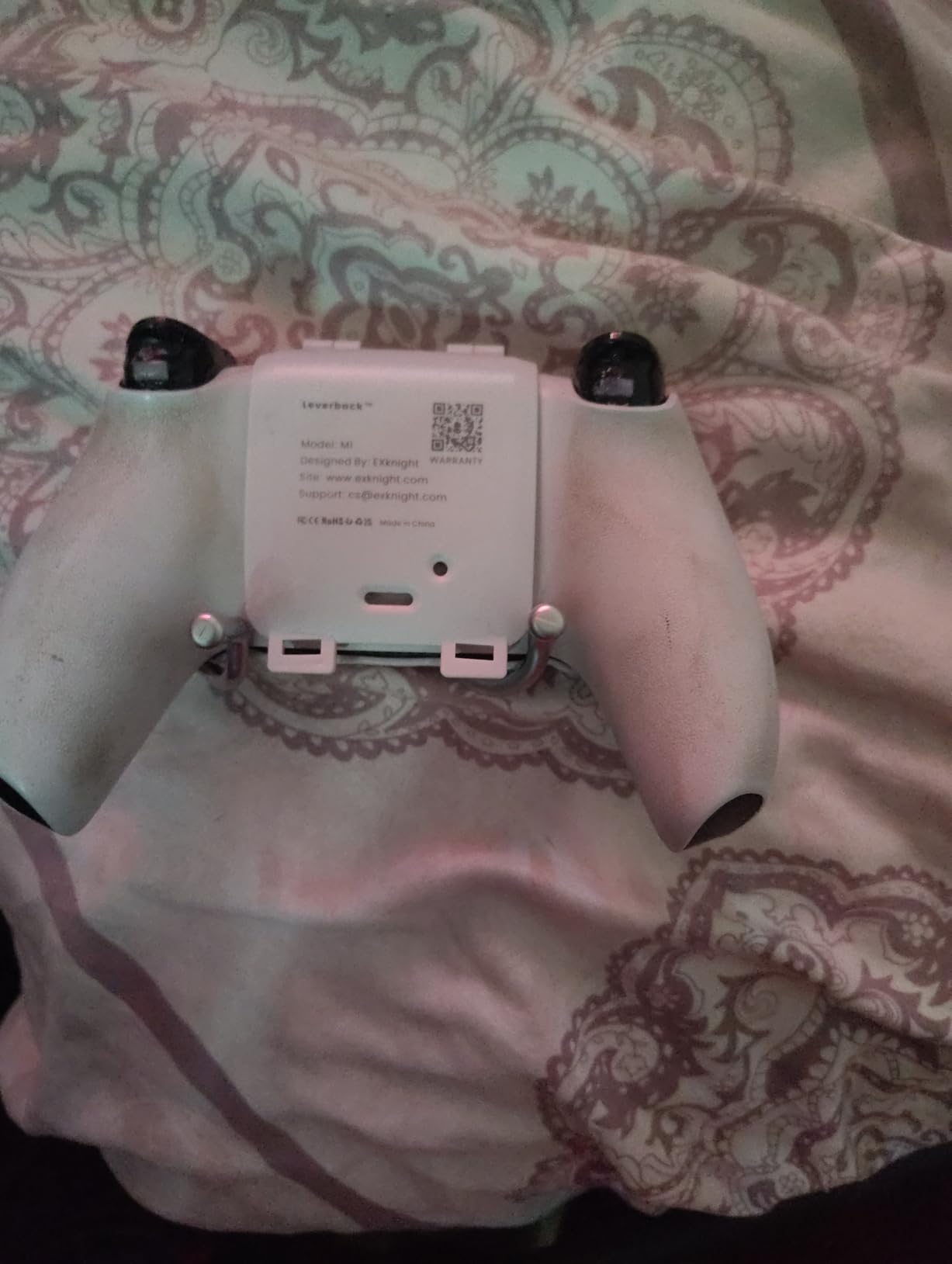 EXknight Leverback V2 Paddles Attachment, Back Buttons Adapter for PS5 Controller | Fit with Thumb Grips (Black) customer photo 1