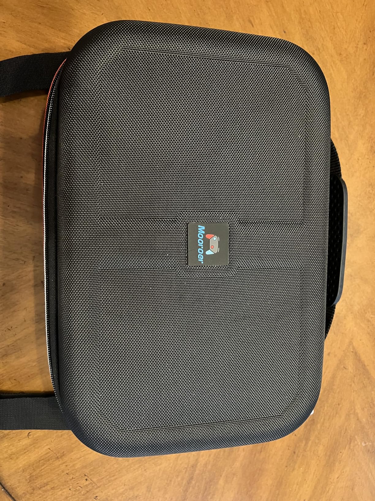 Mooroer Steam Deck Case, 2024 Upgrade Steam Deck Carrying Case, Large Capacity Storage, Built-in AC Adapter Charger Storage, Black customer photo 1