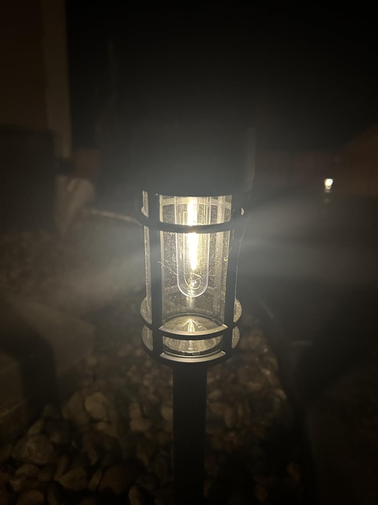 Mancra Solar Pathway Lights, 8 Pack LED Solar Lights Outdoor Waterproof, Glass Metal Garden Lighting for Yard Path Landscape Lawn Walkway Driveway, 3000K customer photo 2