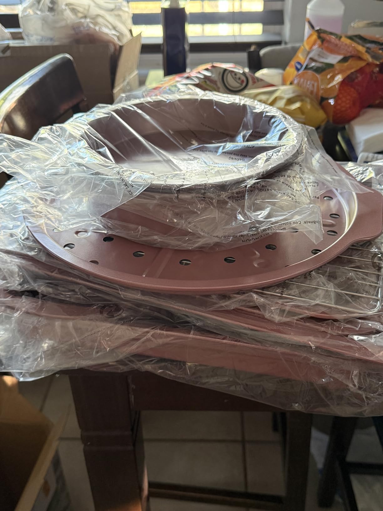 HONGBAKE Bakeware Sets, Baking Pans Set, Nonstick Oven Pan for Kitchen with Wider Grips, 10 Pieces Including Rack, Cookie Sheet, Cake Pans, Loaf Pan, Muffin Pan, Pizza Pan - Grey customer photo 1