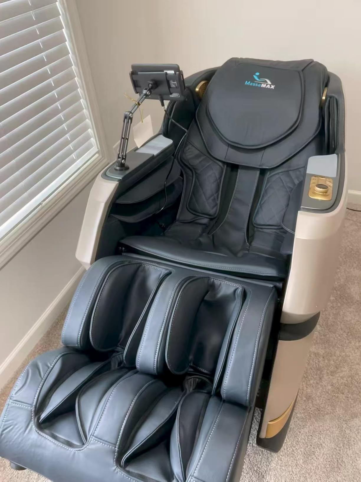 MassaMAX MT339 4D Massage Chair, Full Body Recliner with Auto Footrest, Zero Gravity, OTA Cloud Tech, SL Track, Deep Yoga Stretch, 27 Modes, APP, AI Control, and Heating customer photo 2
