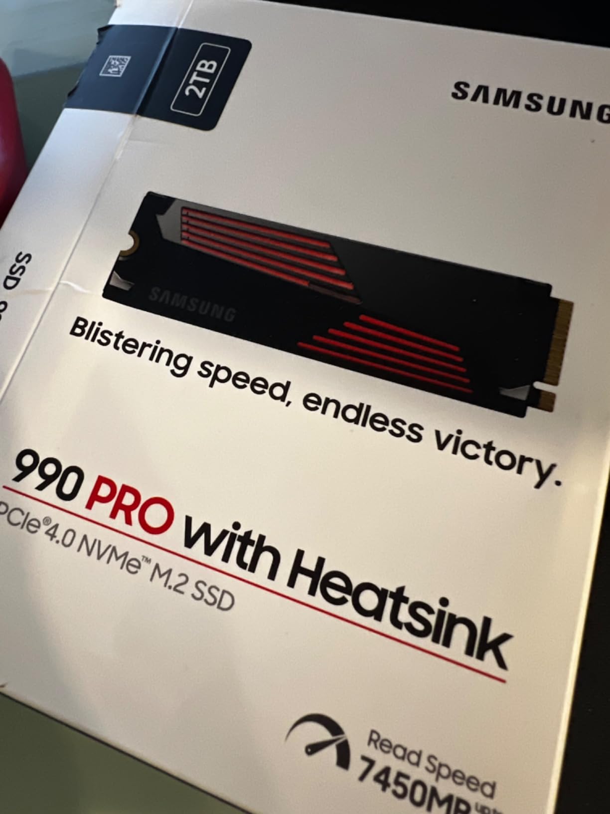 990 PRO w/ Heatsink SSD 1TB PCIe 4.0 M.2 Internal Solid State Hard Drive, Fastest Speed for Gaming, Heat Control, Direct Storage and Memory Expansion, Compatible w/ Playstation5, MZ-V9P2T0GW customer photo 1