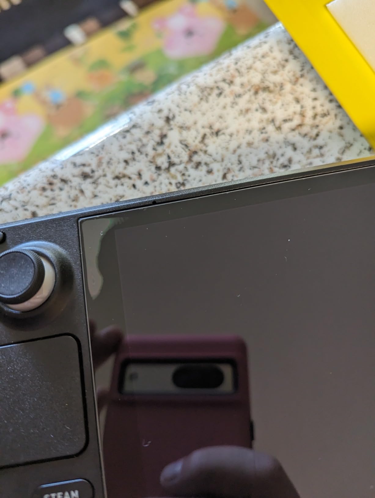 JETech Screen Protector for Steam Deck OLED 7.4-Inch (2023) and Steam Deck 7-Inch (2021&2022), 9H Tempered Glass Film, Anti-Scratch HD Clear, 2-Pack customer photo 1