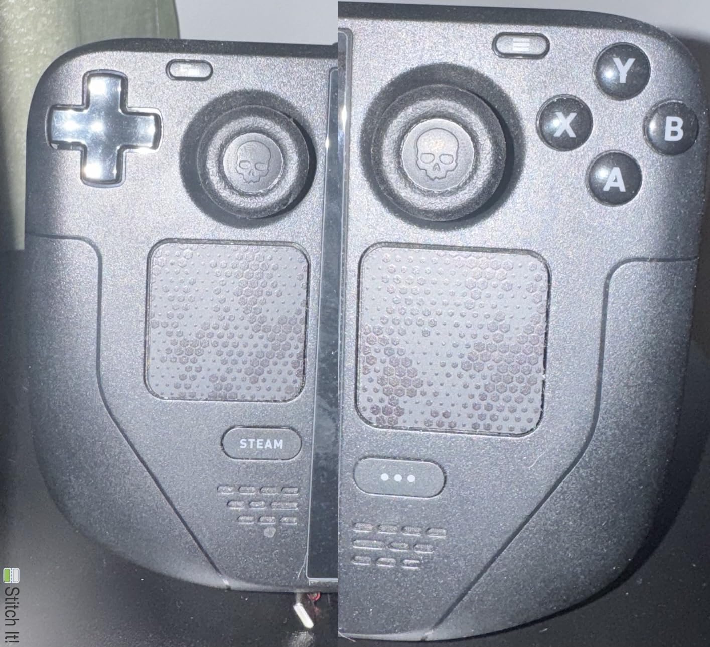 Luck&Link Touchpad Protector Steam Deck，Protective Skin Texture Sticker for steam Deck OLED&LCD Touch Trackpads，High end Textured Grip Skin (Honeycomb - Pink) customer photo 2