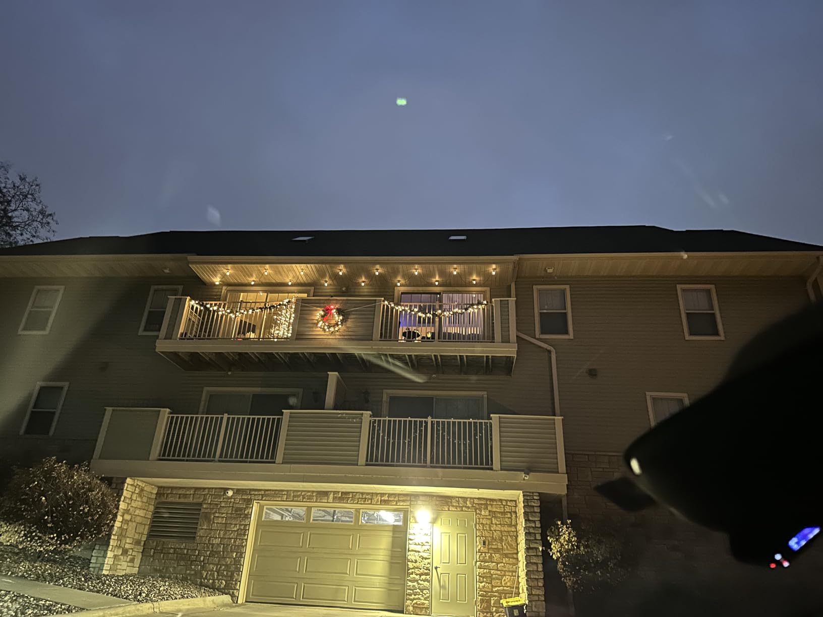 addlon 54FT(48+6) Solar String Lights Outdoor Waterproof with USB Charging & Remote Control - Dimmable Solar Power Patio Lights with LED Bulbs for Porch, Garden, Yard, Market, Bistro - Last for 20+Hrs customer photo 1