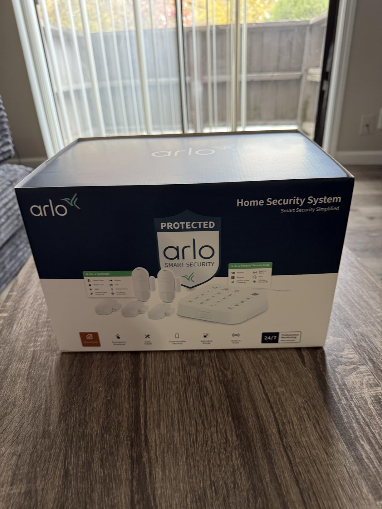 Arlo Home Security System - Alarm System with Wired Keypad Sensor Hub, 5 8-in-1 Sensors & Yard Sign - No Contract Required - DIY Installation - White, SS1501 customer photo 2