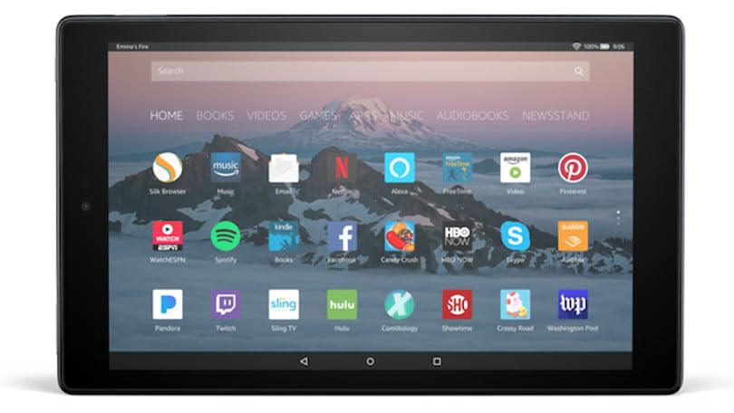 Like-New Amazon Fire HD 10 tablet, built for relaxation, 10.1