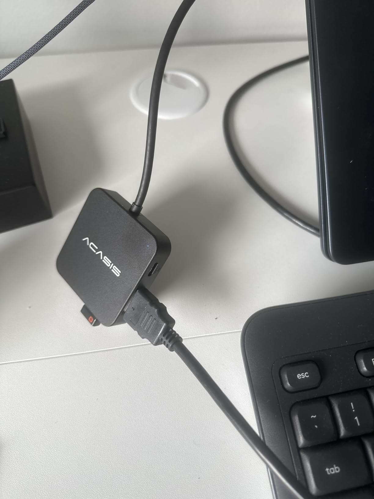 ACASIS USB C Hub 10Gbps, 6-in-1 Multiport Adapter with 4K 60Hz HDMI, 100W Power Delivery, USB A3.2 Data Port customer photo 1