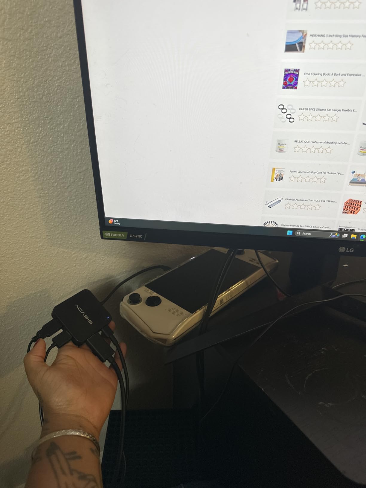 ACASIS USB C Hub 10Gbps, 6-in-1 Multiport Adapter with 4K 60Hz HDMI, 100W Power Delivery, USB A3.2 Data Port customer photo 2