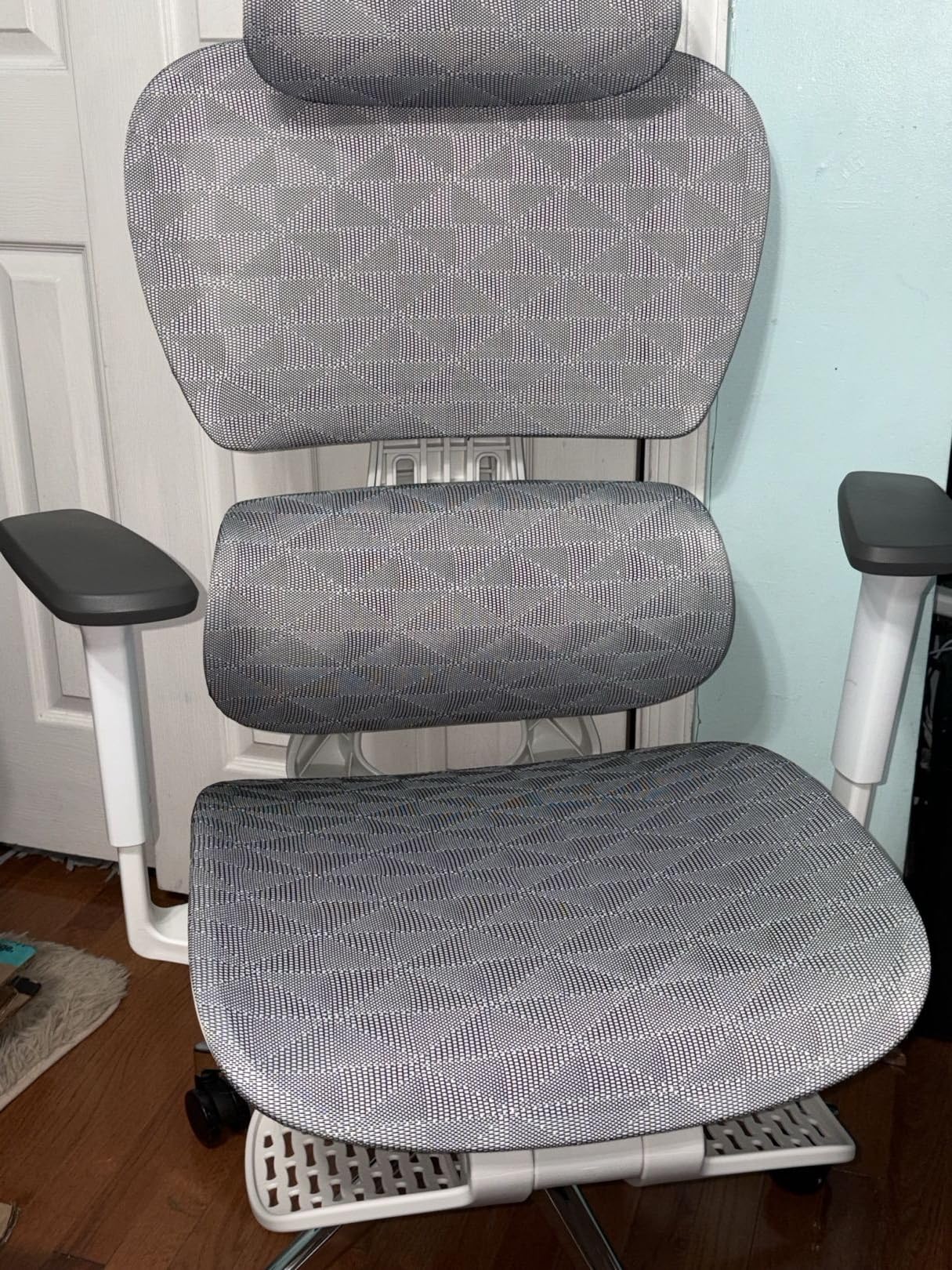 PatioMage Ergonomic Office Chair, Big and Tall Desk Chair with Adjustable Lumbar Support & Seat Depth, High Back Computer Chair, Swivel Mesh Chairs with Wheels for Home Office, Black customer photo 1