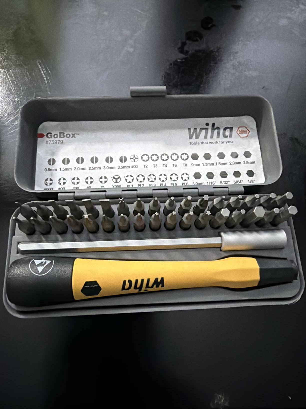 Wiha 75979 36 Piece GoBox Electronics ESD Precision Micro Bit Set customer photo 1