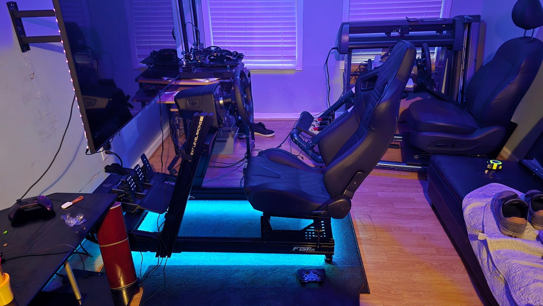 Next Level Racing F-GTElite Lite Racing Simulator Cockpit - Wheel Plate Edition (NLR-E032) customer photo 2