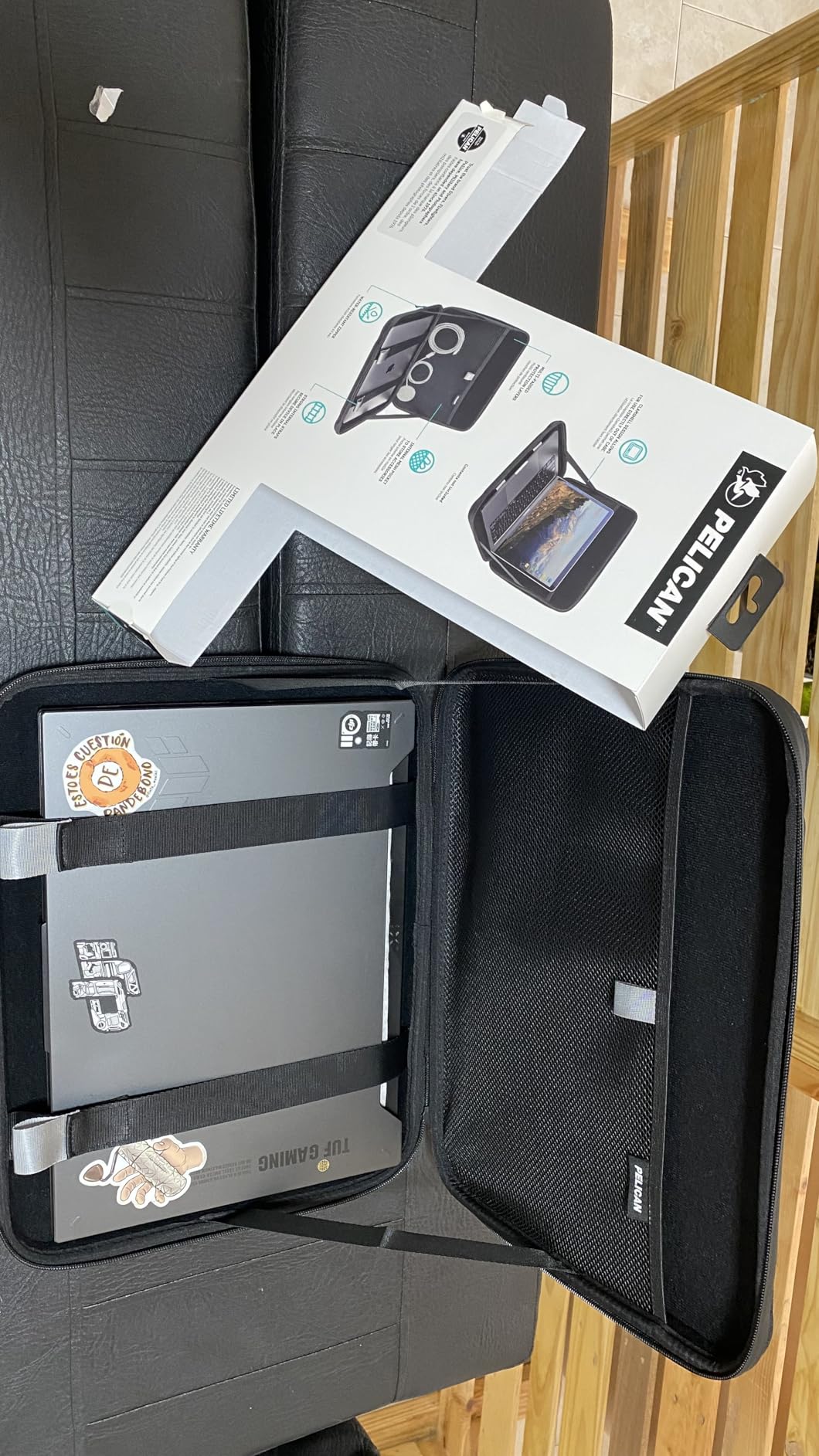 Pelican Ranger Series - Laptop Bag/Sleeve - 16 Inch, Black [Elastic Carrying Handle] [Secure Zip Lock] Water Resistant & Heavy Duty Laptop Case for MacBook Pro 16 / Air, iPad Pro, HP, Dell, Lenovo customer photo 2