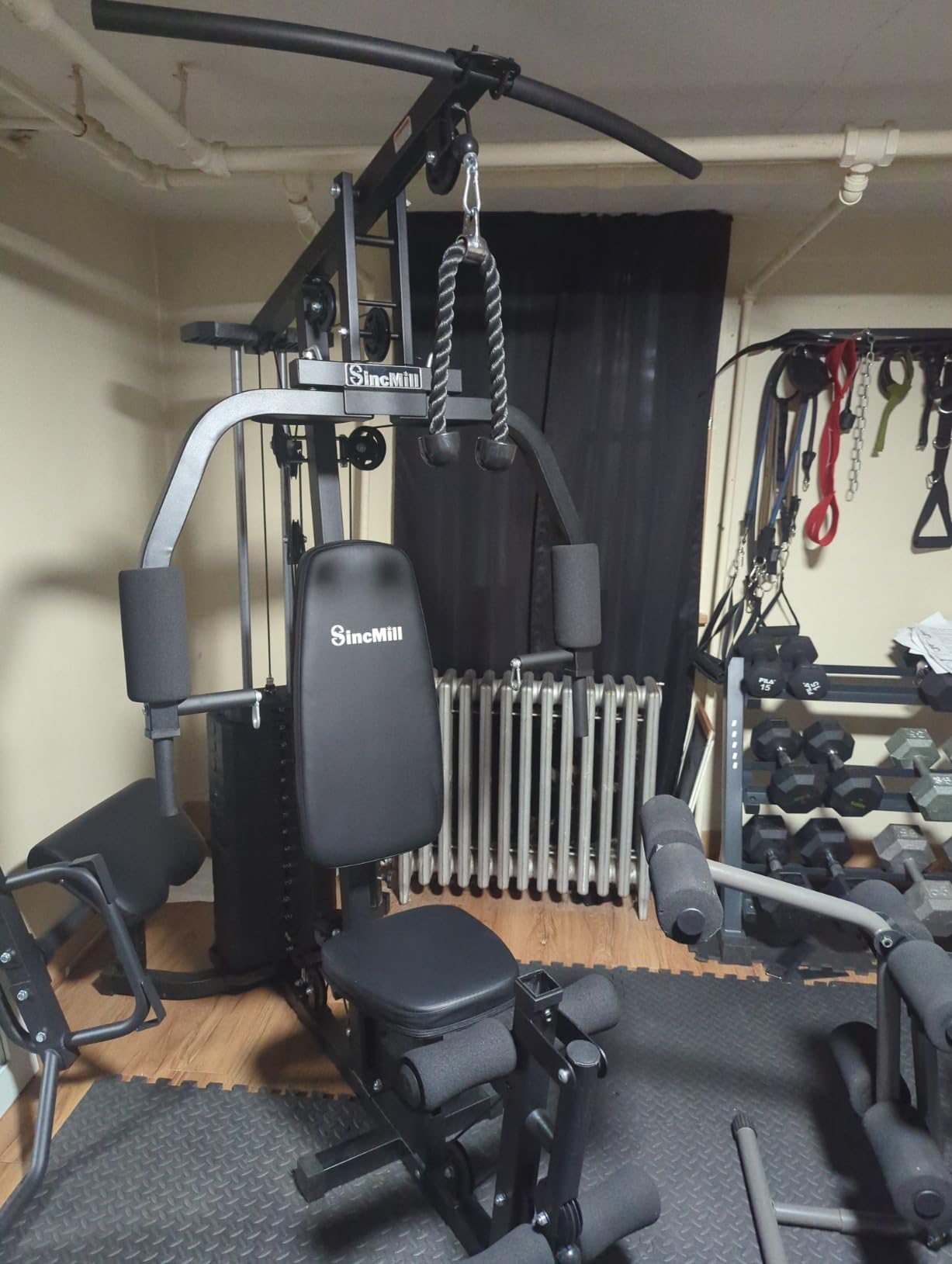 SincMill Home Gym Multifunctional Full Body Workout Equipment for Home Exercise Fitness customer photo 2