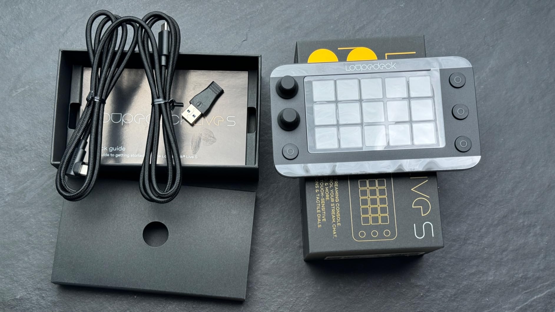 Loupedeck Live S - The Streaming Console for Desktop Productivity, Full Stream Control and Content Creation with Customizable LED Touchscreen Buttons, Dials and RGB Buttons, Works with PC and Mac customer photo 2