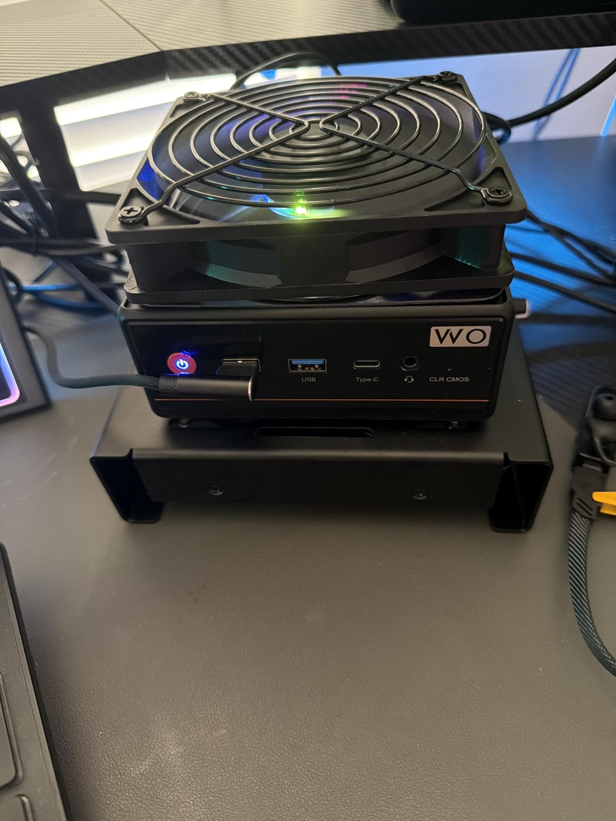 Dust Filter PC 120mm for Computer Cooler/PSU/Routers Nylon 80 Mesh, Magnetic Frame PC Fan Dust Mesh Cooler Filter Dustproof Computer Fan Grills (Nylon, 120 * 120mm, 2pcs, Black) customer photo 1