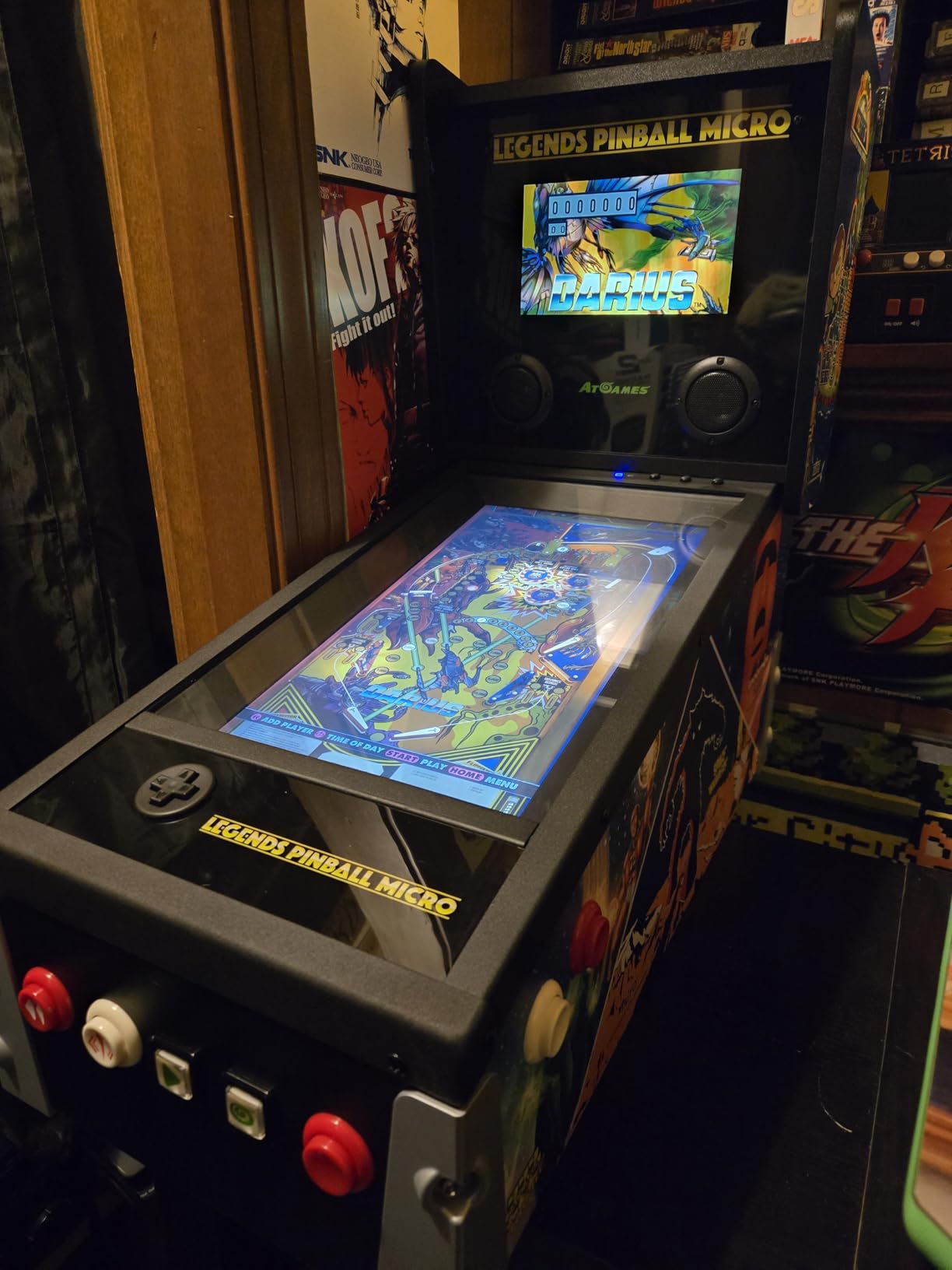 Legends Pinball Micro, Arcade Machine Console, Classic Retro Video Games, 50 Built in Licensed Pinball Games, Space Invaders, Bubble Bobble,Time Machine, WiFi, HDMI, Bluetooth customer photo 1