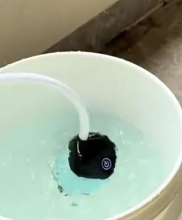 WADEO Portable Shower for Camping, Outdoor Electric Shower Rechargeable Pump with Intelligent Digital Display, Camping Shower Head Nozzle for Camping, Hiking, Traveling, Washing customer photo 2