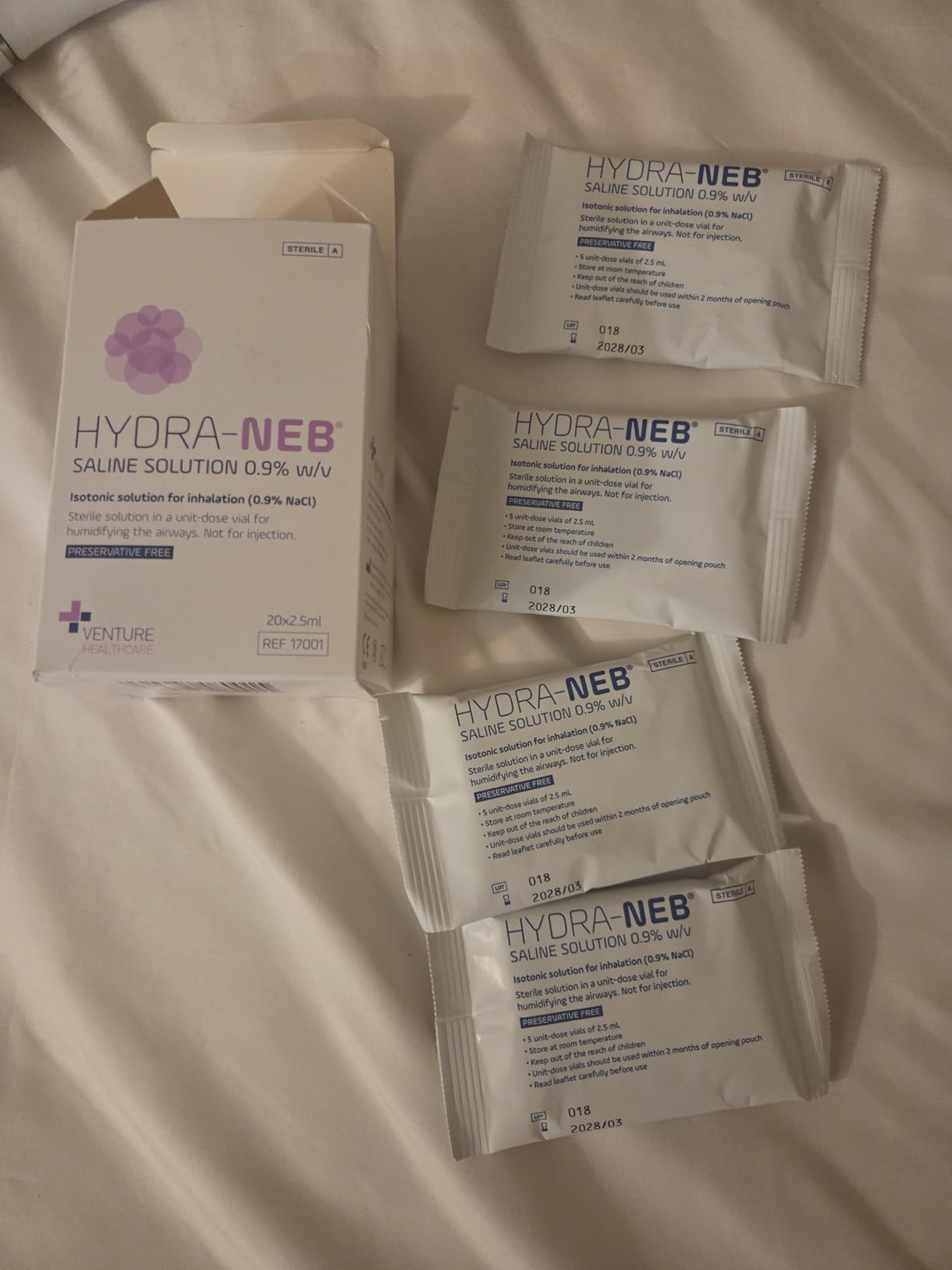 0.9% Saline Solution for Moisturizing of The Airways - Sodium Chloride 0.9% for Nose & Eyes, Nasal Cleanse for Adults and All Ages - 50ml / 1.69 fl oz customer photo 2