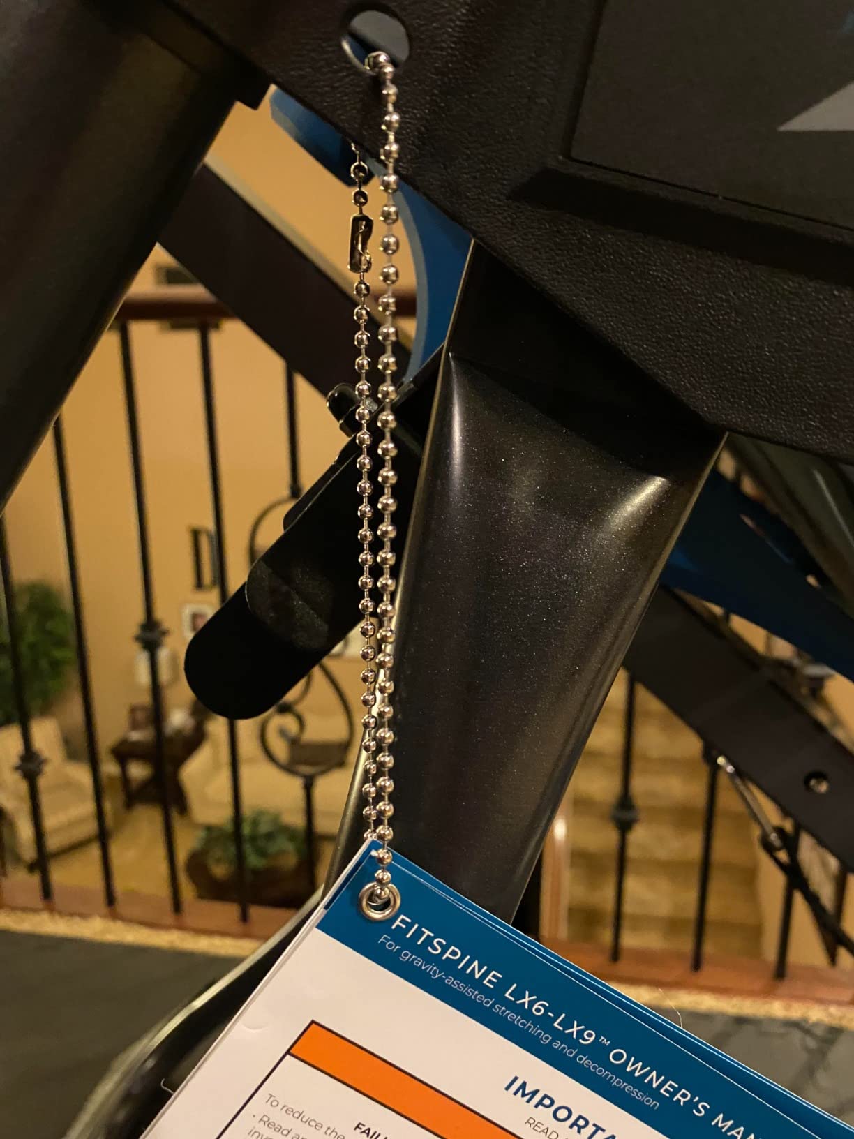 Teeter FitSpine LX9 Inversion Table, Deluxe Easy-Reach Ankle Lock, Decompression Surface for Back Pain Relief, Integrated Accessories, UL Safety Certified, Heavy-Duty 300 lb Capacity, FDA Registered customer photo 2