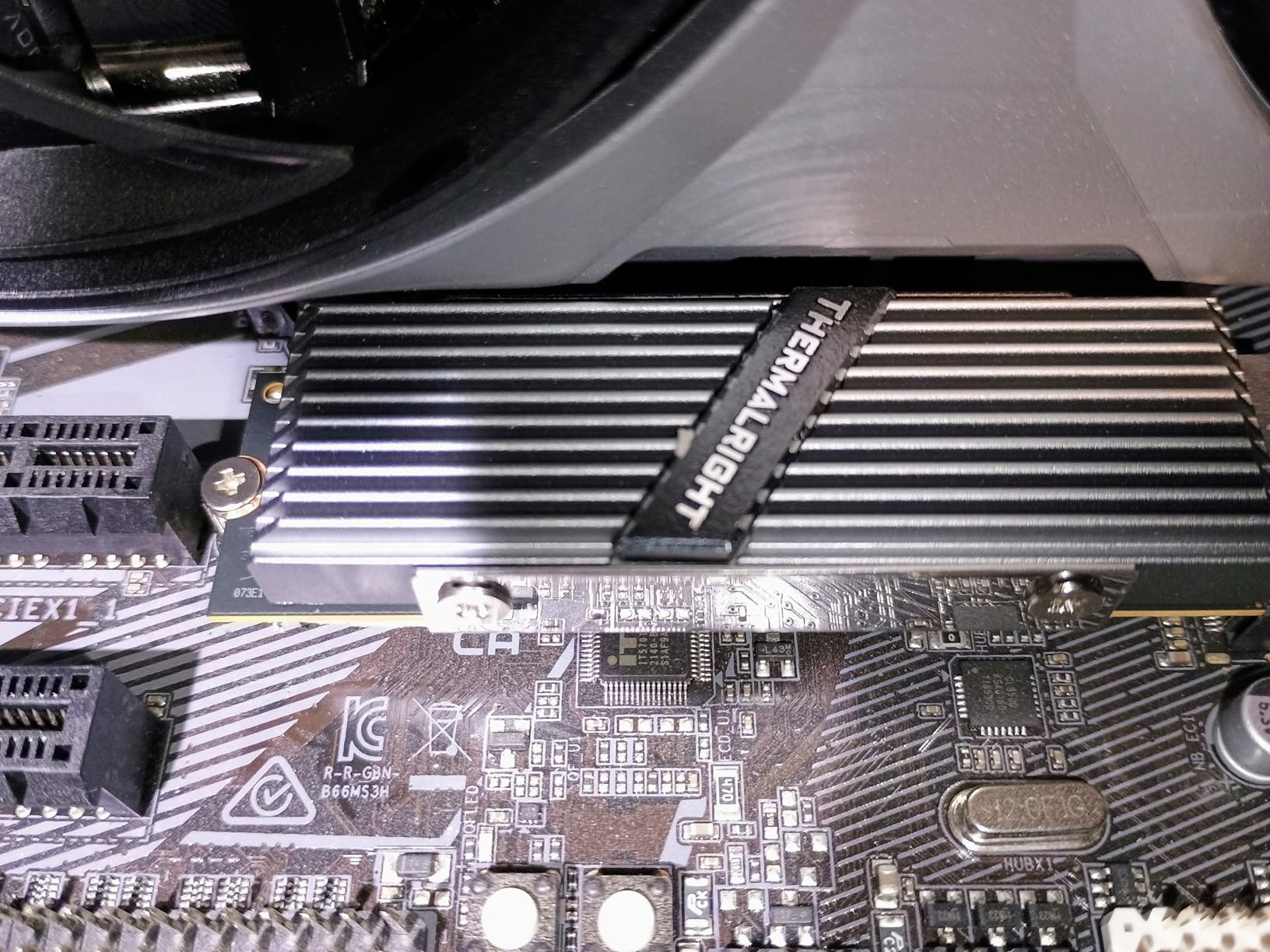 Thermalright TR-M.2 2280 Type A B 2280 heatsink for SSD Cooling M.2 2280 heatsink Cooler, Aluminum, with 2 Thermal Conductivity, Desktop High Performance SSD Cooler, Black customer photo 1