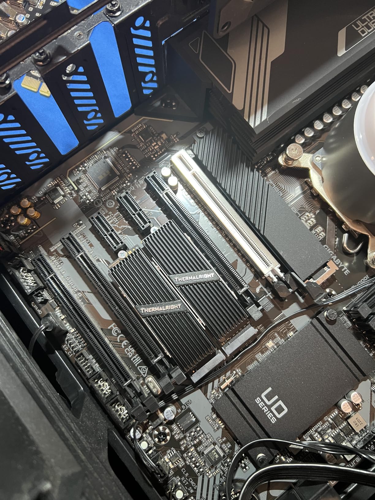 Thermalright TR-M.2 2280 Type A B 2280 heatsink for SSD Cooling M.2 2280 heatsink Cooler, Aluminum, with 2 Thermal Conductivity, Desktop High Performance SSD Cooler, Black customer photo 2