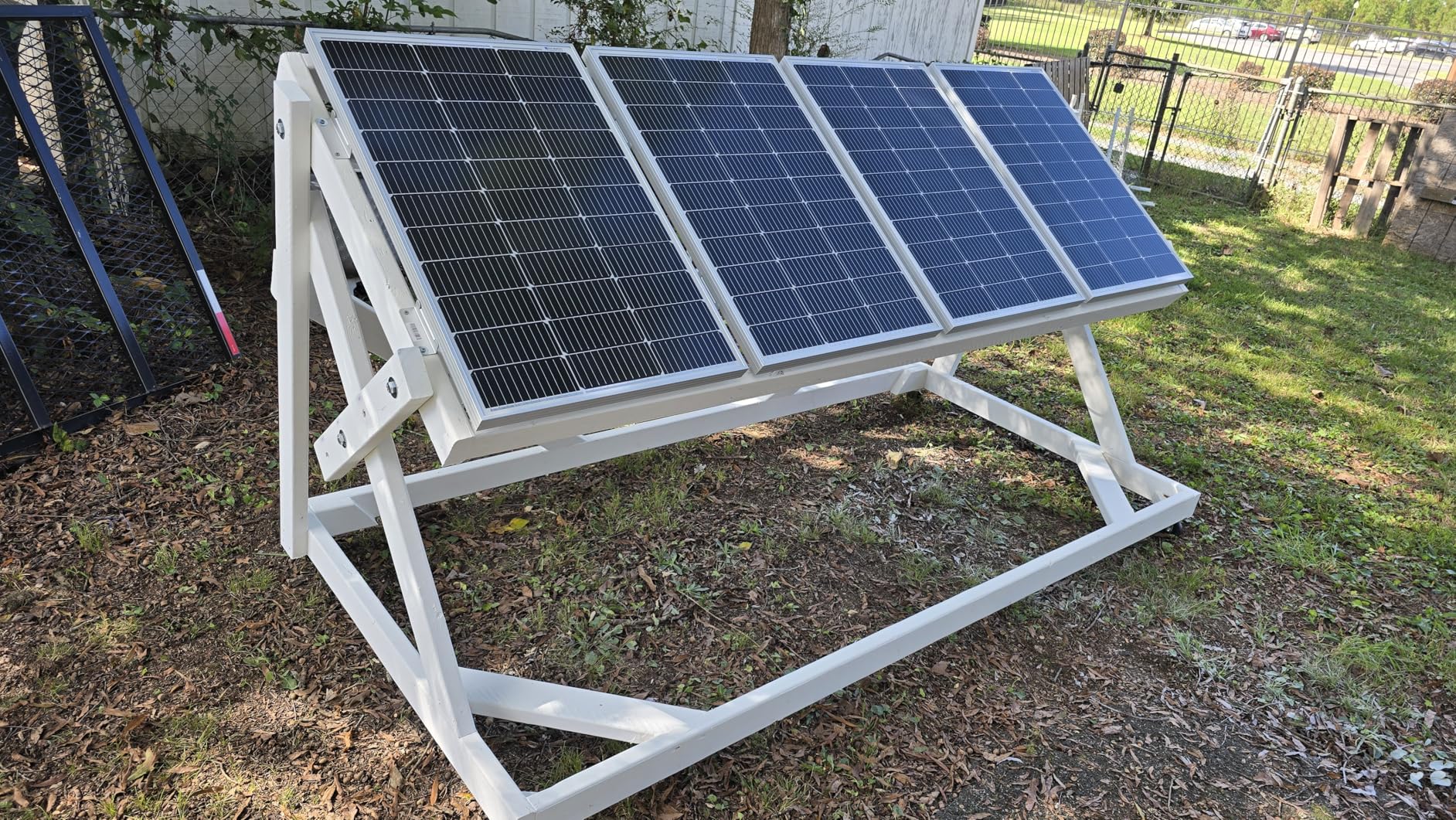 ECO-WORTHY 400 Watt 12 Volt Premium Solar Panel Kit :4pcs 100W Solar Panel+ 40A MPPT Charge Controller+ Bluetooth Module+ Mounting Z Brackets, 400W 12V Solar Power Off Grid System for Home, RV, Boat. customer photo 2
