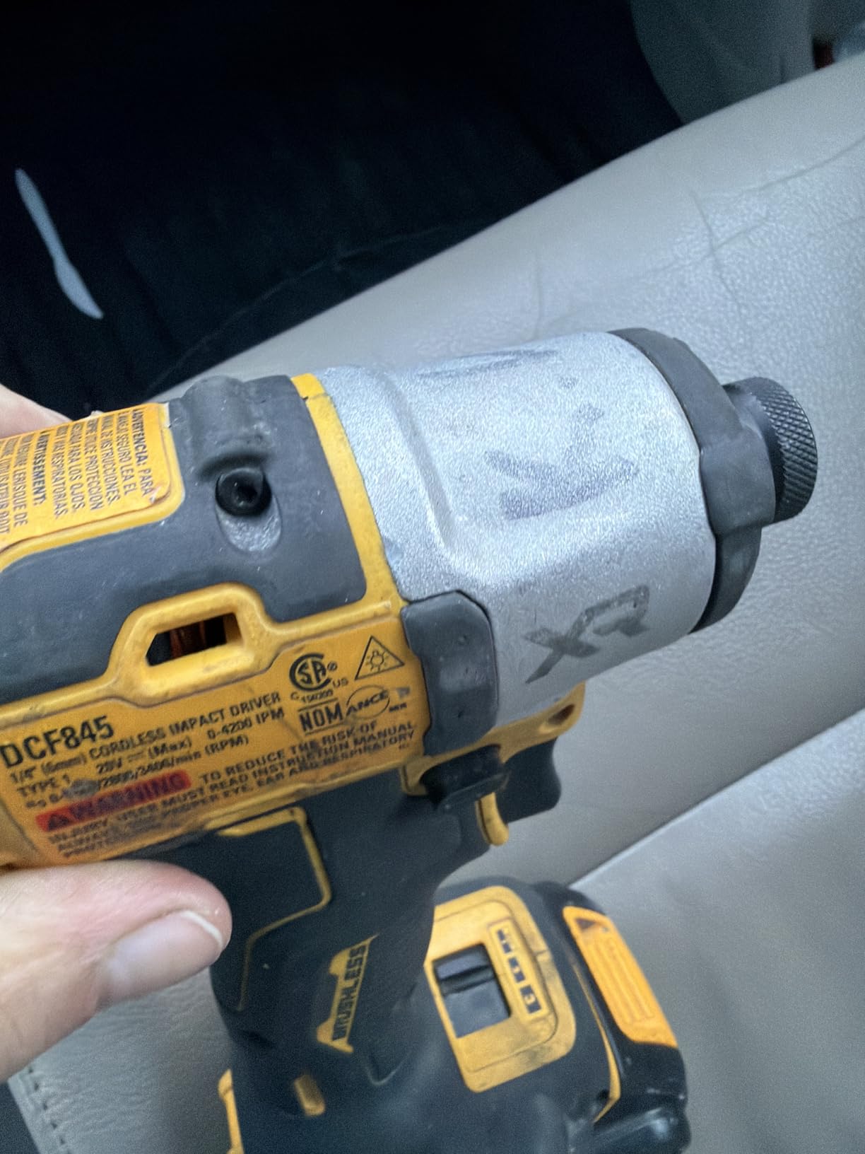 DEWALT 20V MAX XR Impact Driver, 1/4 Inch High Torque Brushless 3 Speed Premium Cordless with LED Light, Extended Runtime, Tool Only (DCF845B) customer photo 2